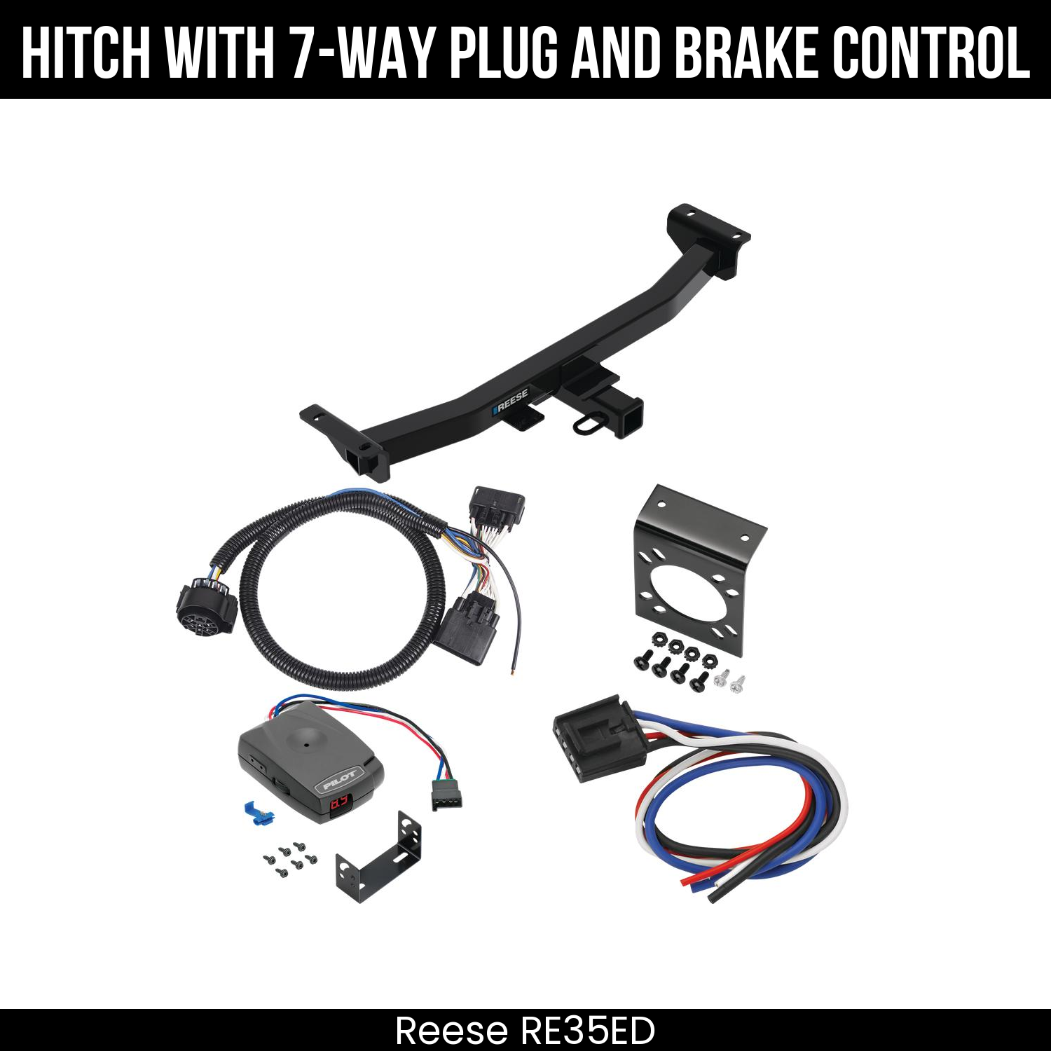 Trailer Hitch , 7-Way , Pro Series Pilot Brake Control