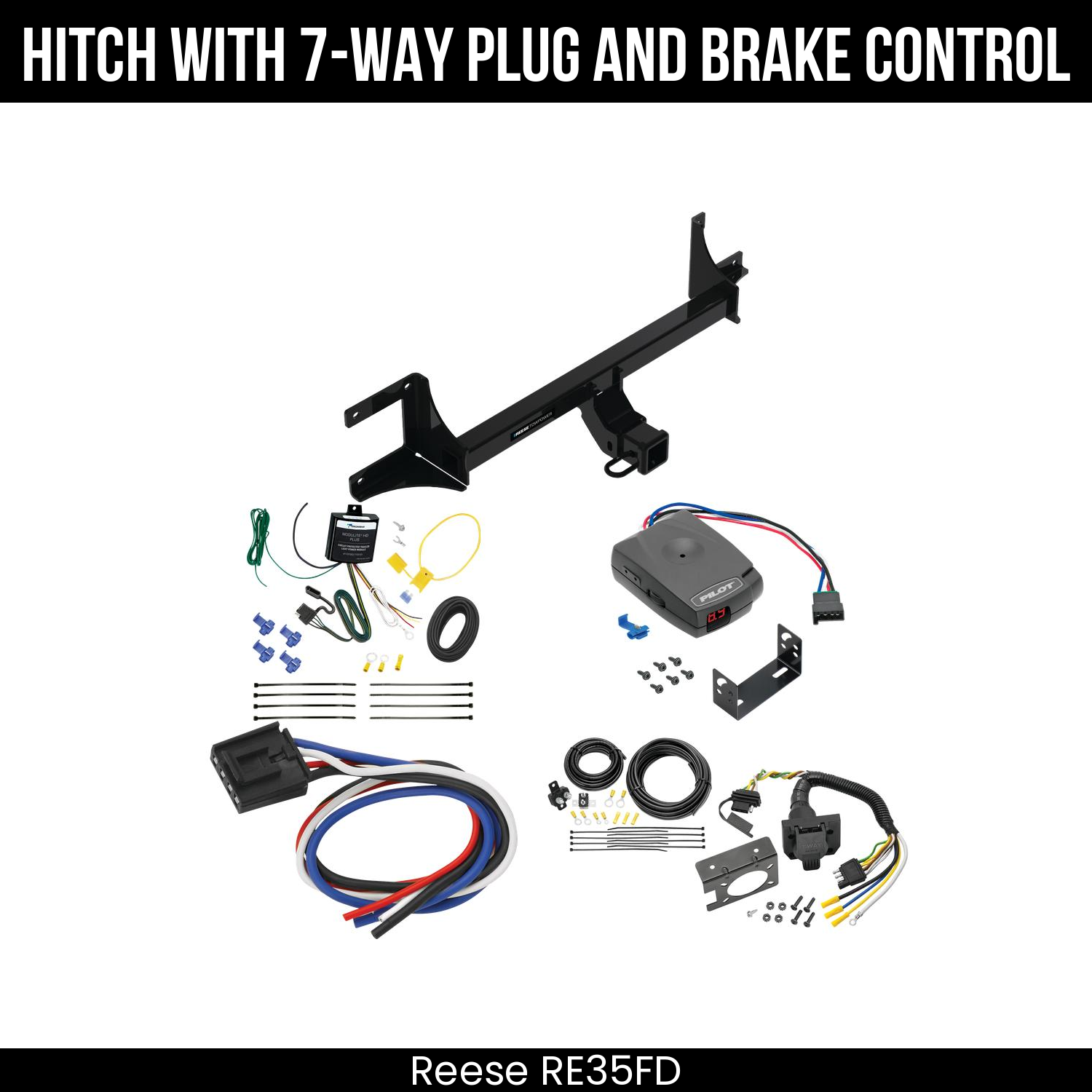Trailer Hitch , 7-Way , Pro Series Pilot Brake Control