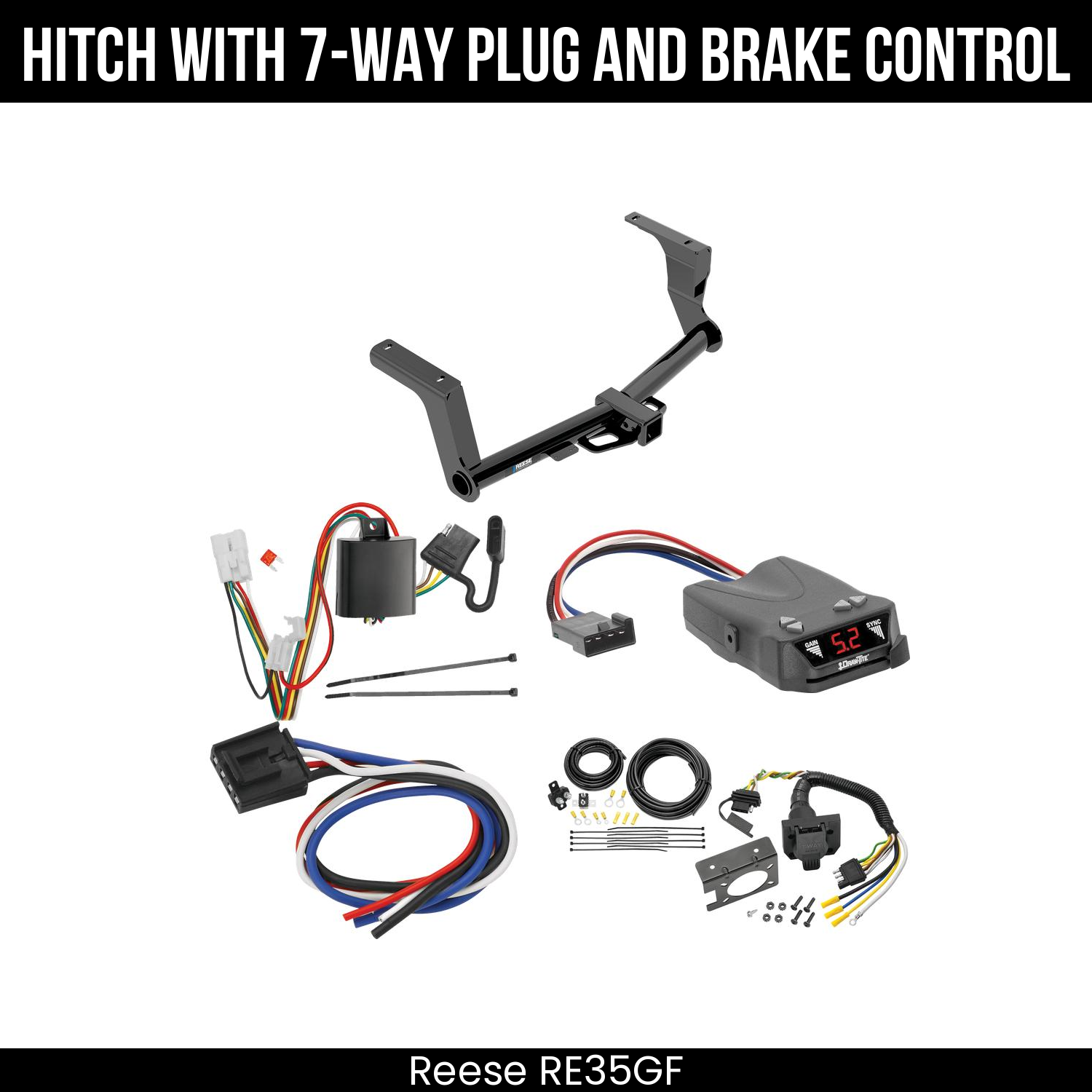 Trailer Hitch , 7-Way , Draw-Tite Activator IV Brake Control