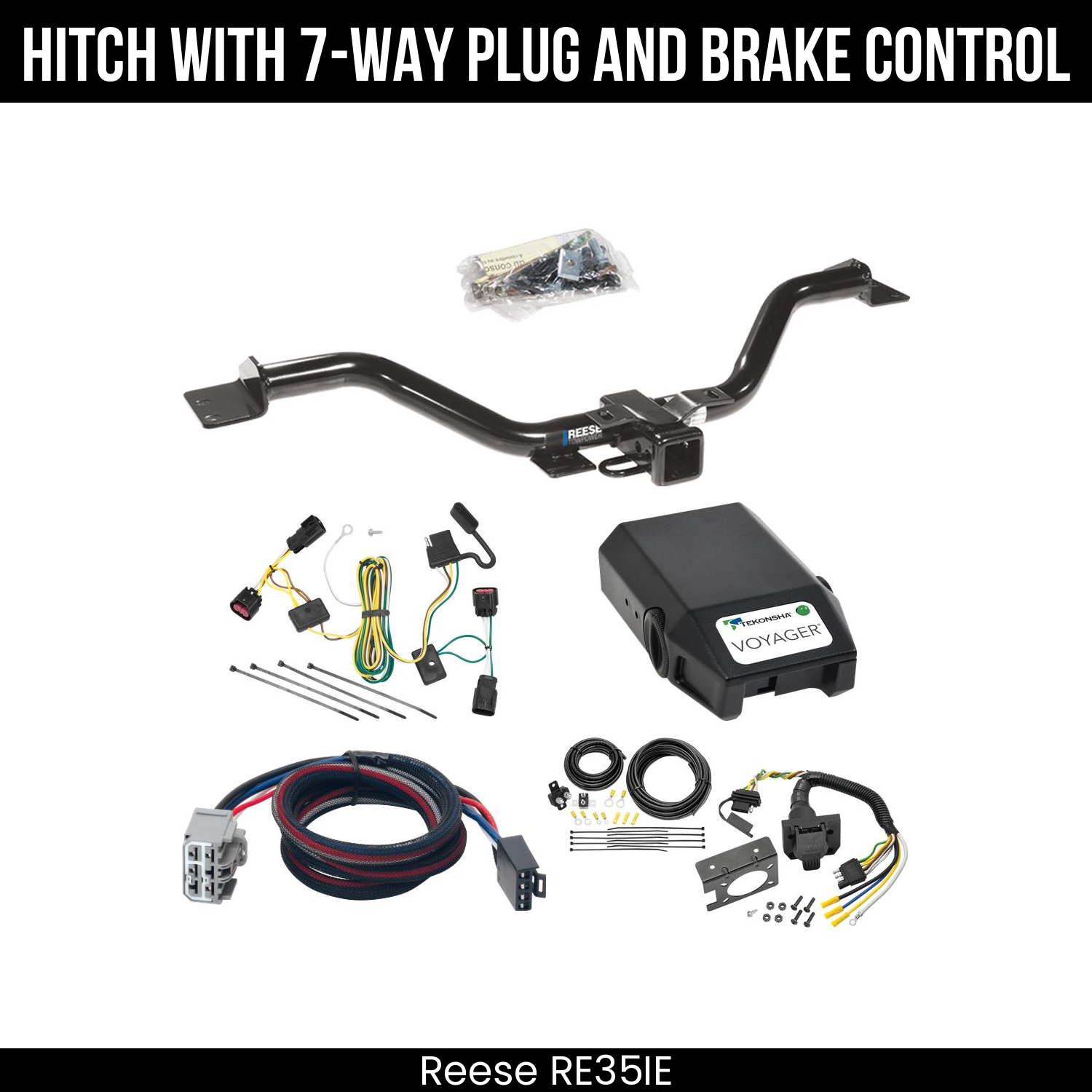 Trailer Hitch , 7-Way , Tekonsha Voyager Brake Control