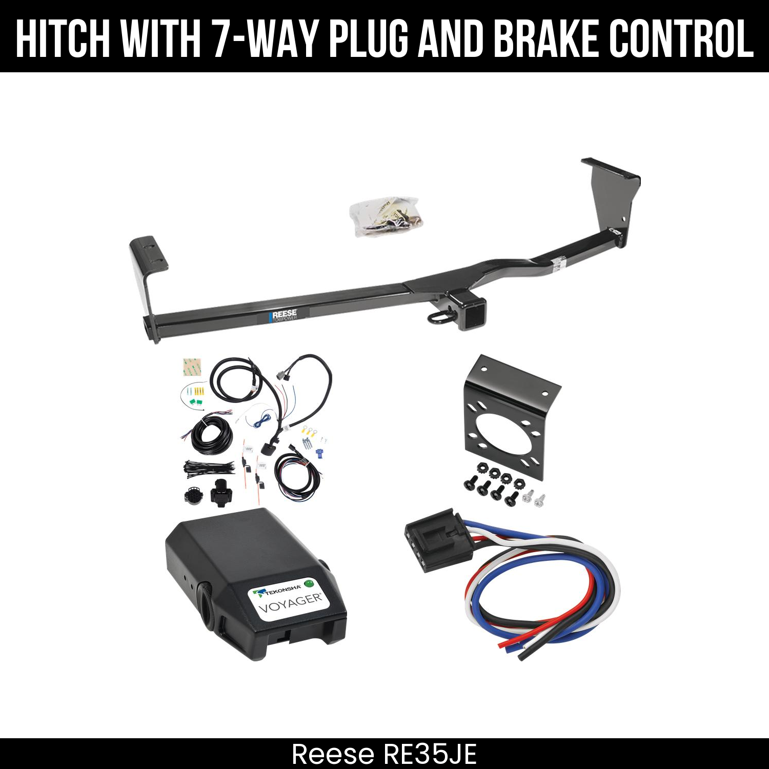 Trailer Hitch , 7-Way , Tekonsha Voyager Brake Control