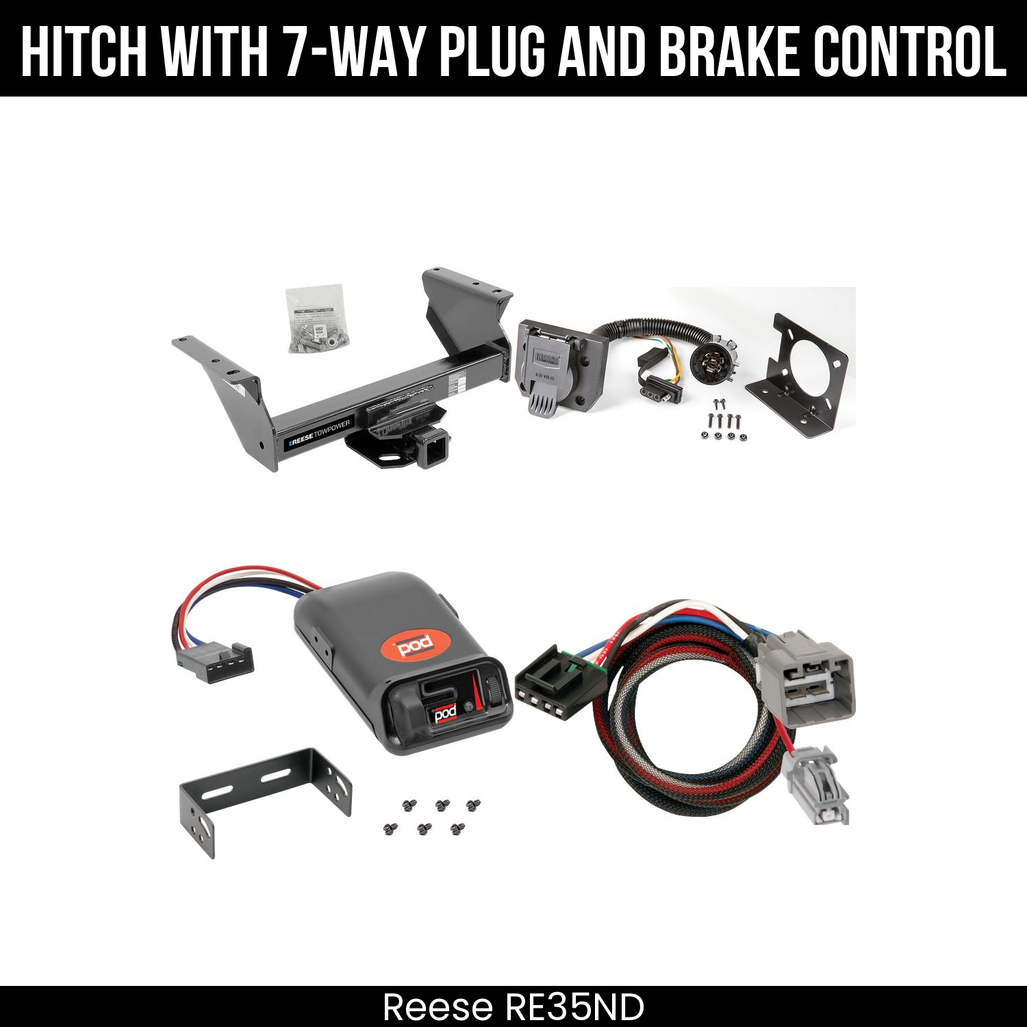 Trailer Hitch , 7-Way , Pro Series POD Brake Control