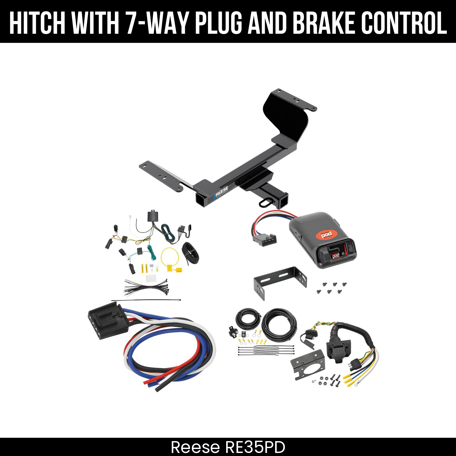 Trailer Hitch , 7-Way , Pro Series POD Brake Control
