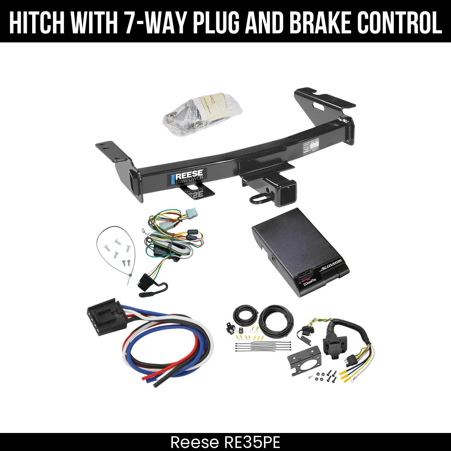 Trailer Hitch , 7-Way , Draw-Tite Activator Brake Control