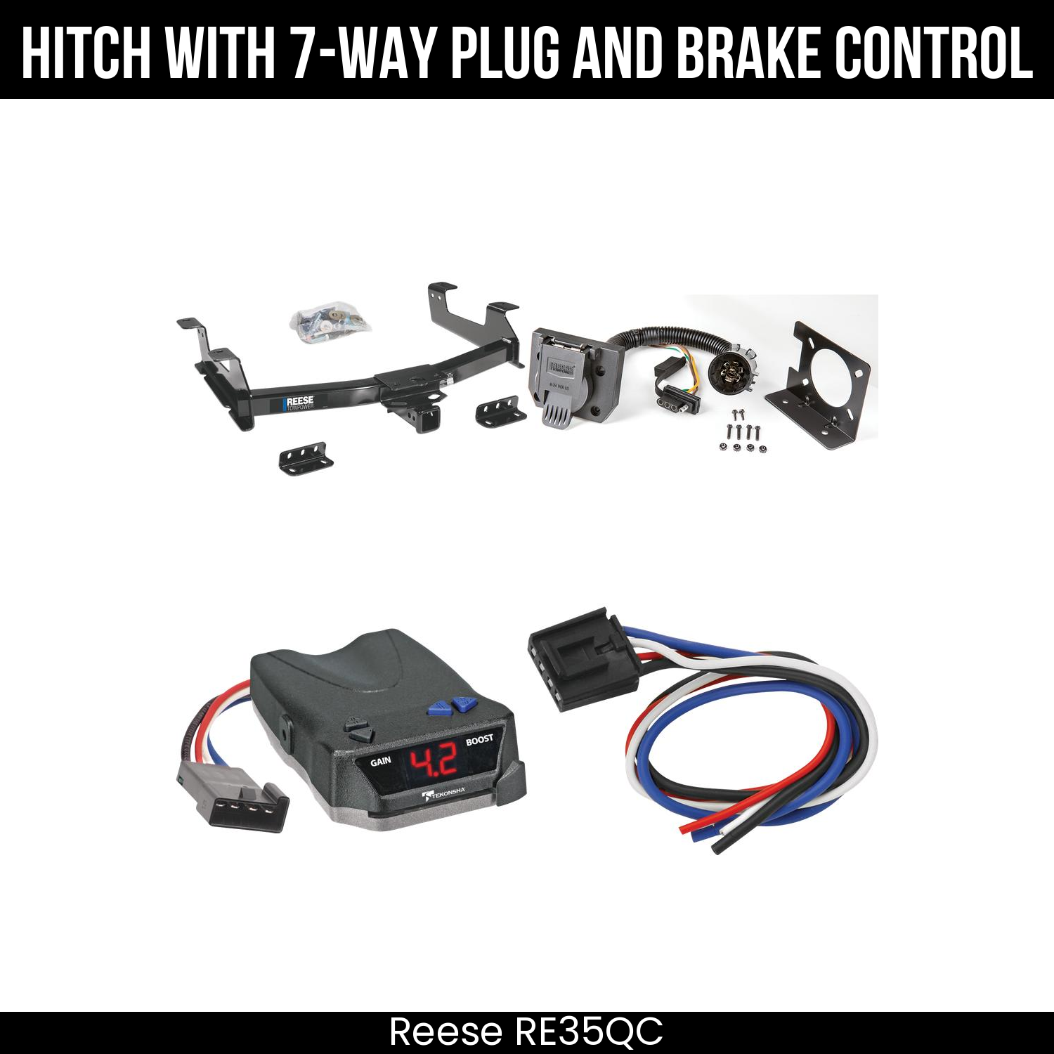 Trailer Hitch , 7-Way , Tekonsha Brake EVN Control