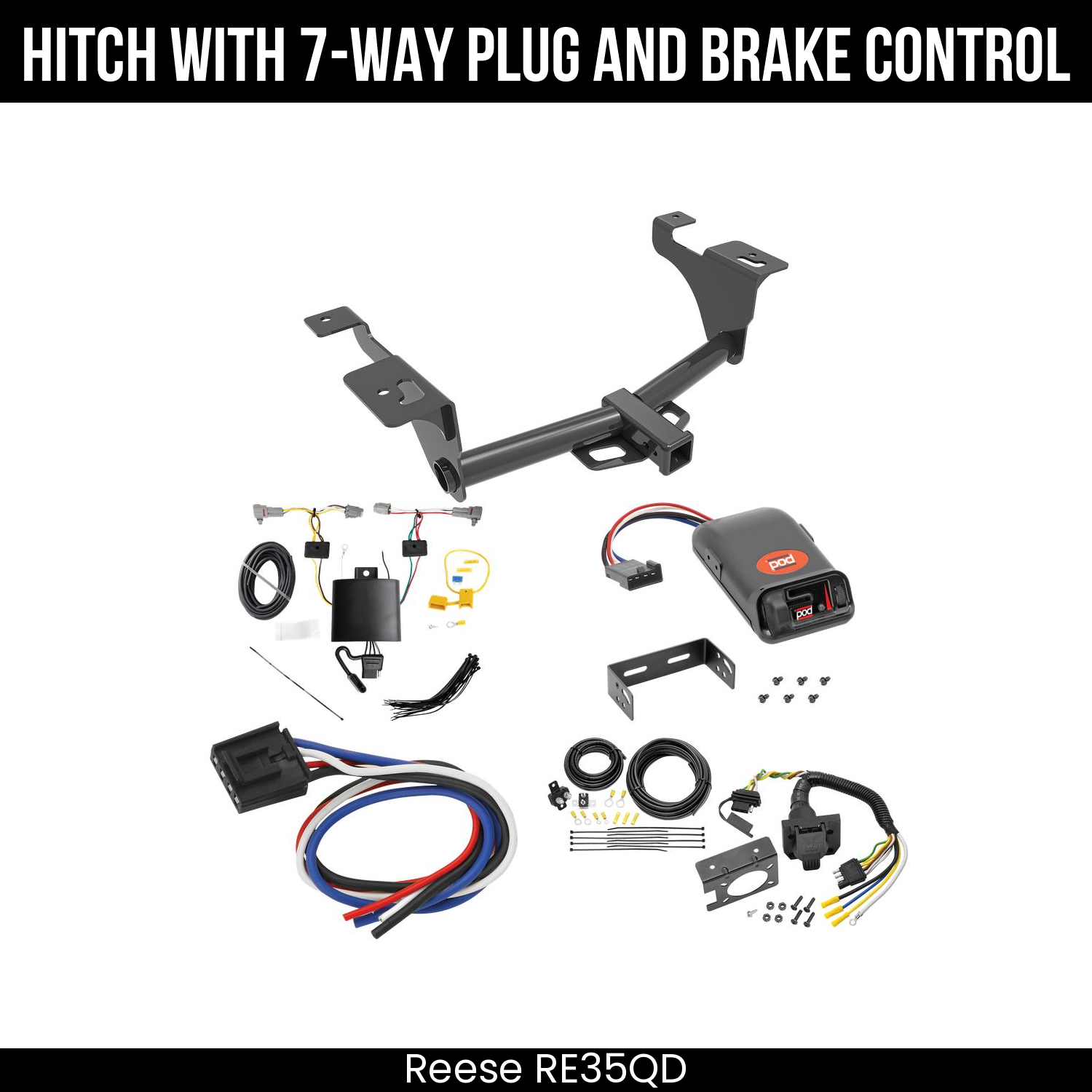 Trailer Hitch , 7-Way , Pro Series POD Brake Control