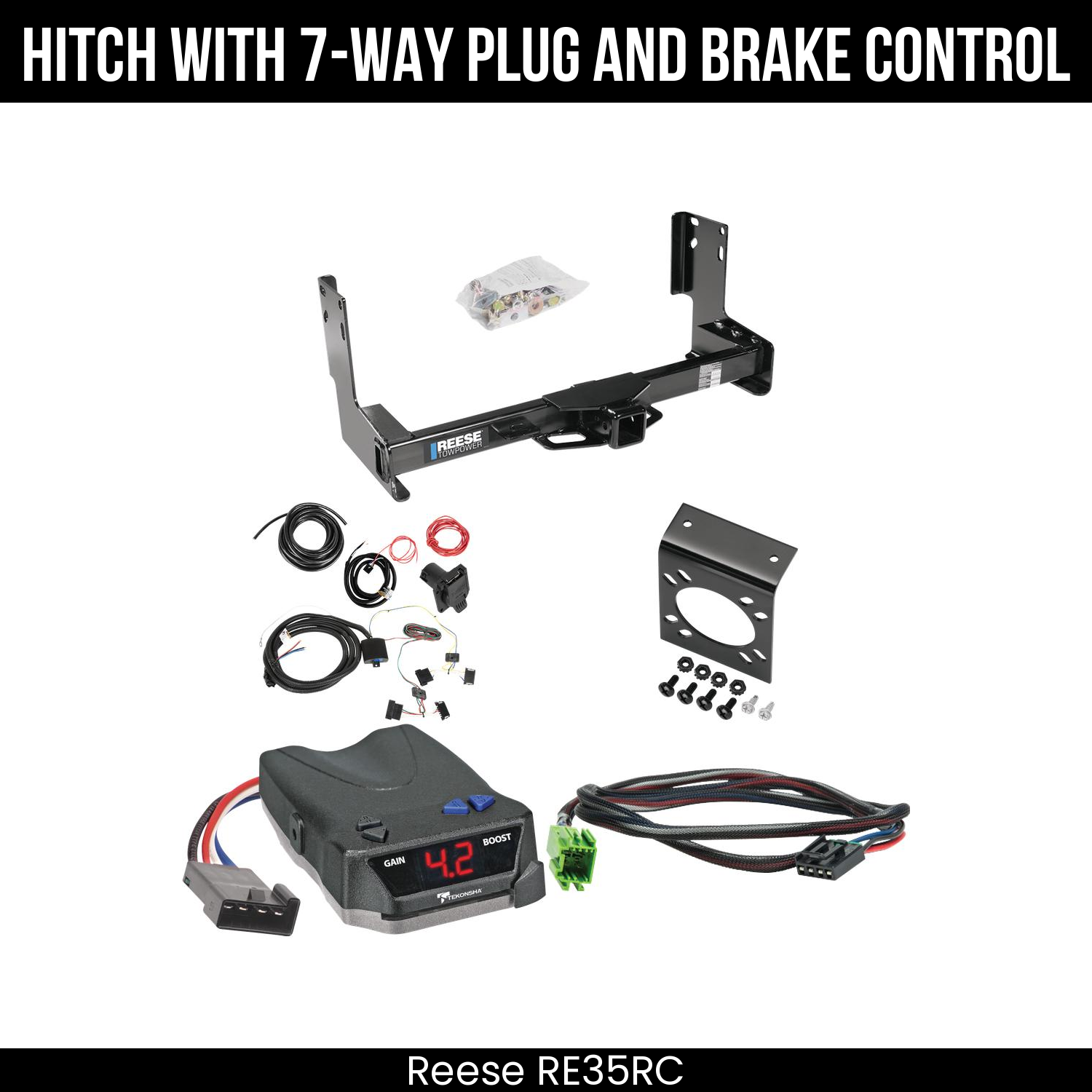 Trailer Hitch , 7-Way , Tekonsha Brake EVN Control