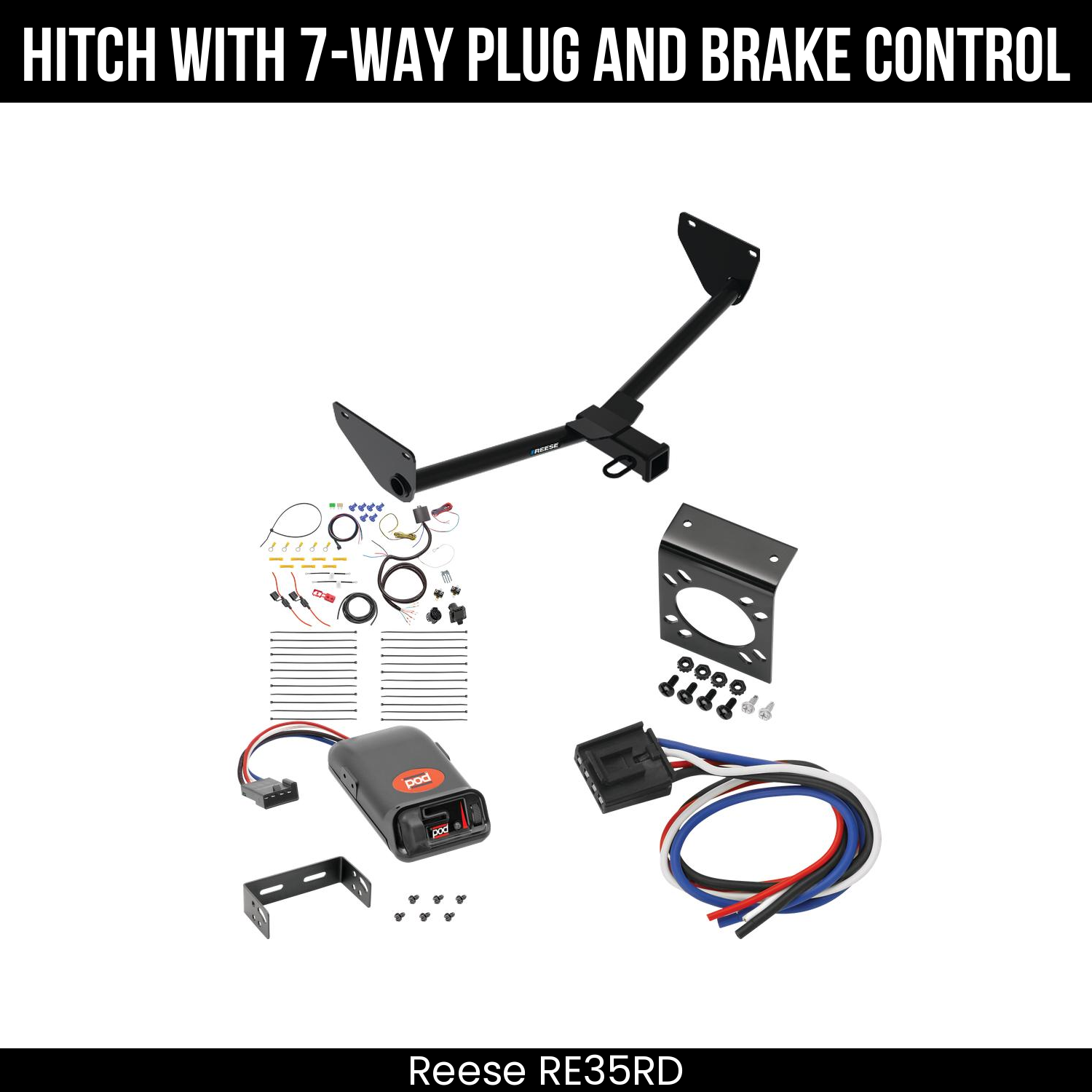 Trailer Hitch , 7-Way , Pro Series POD Brake Control