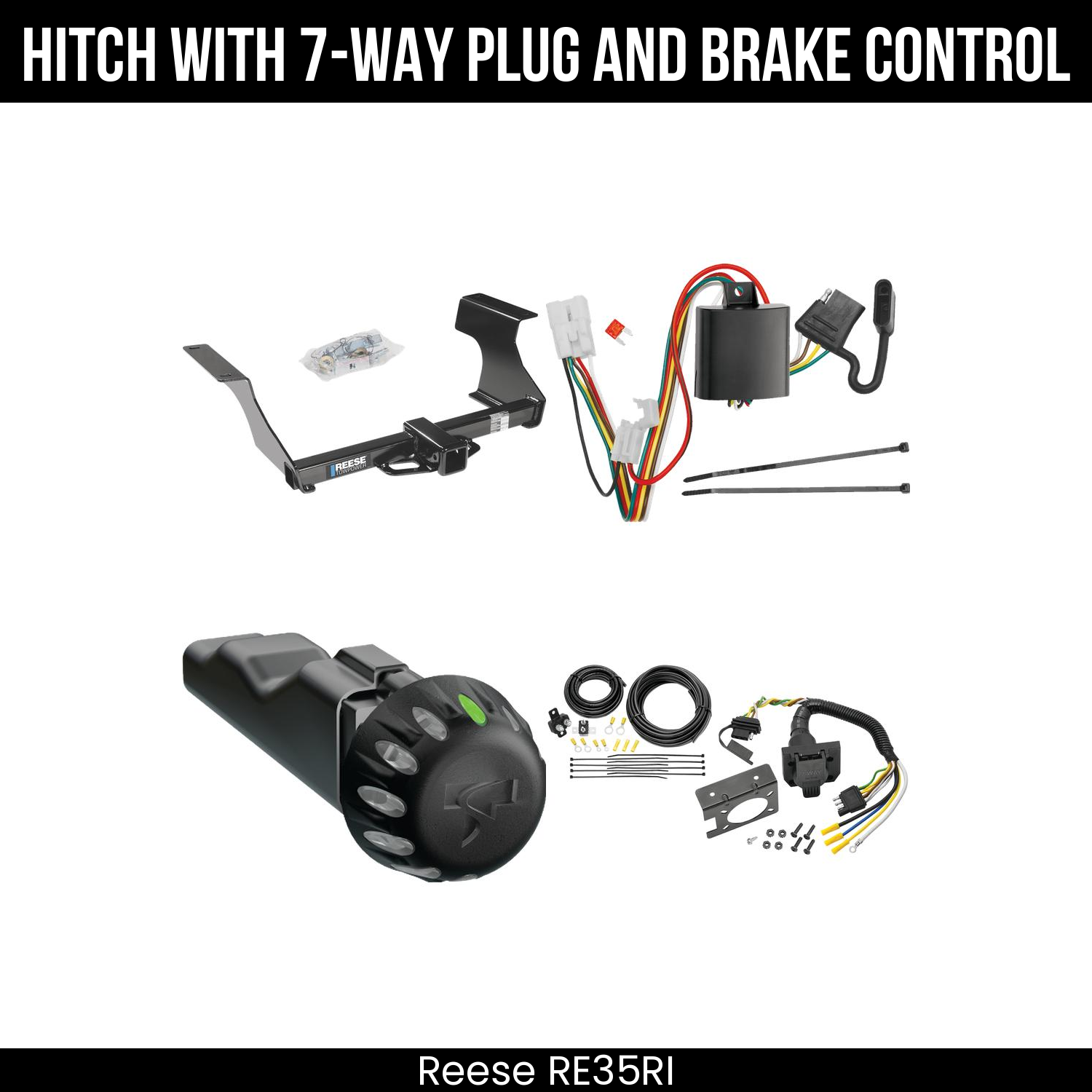 Trailer Hitch , 7-Way , Tekonsha Voyager iD Smart Brake Control