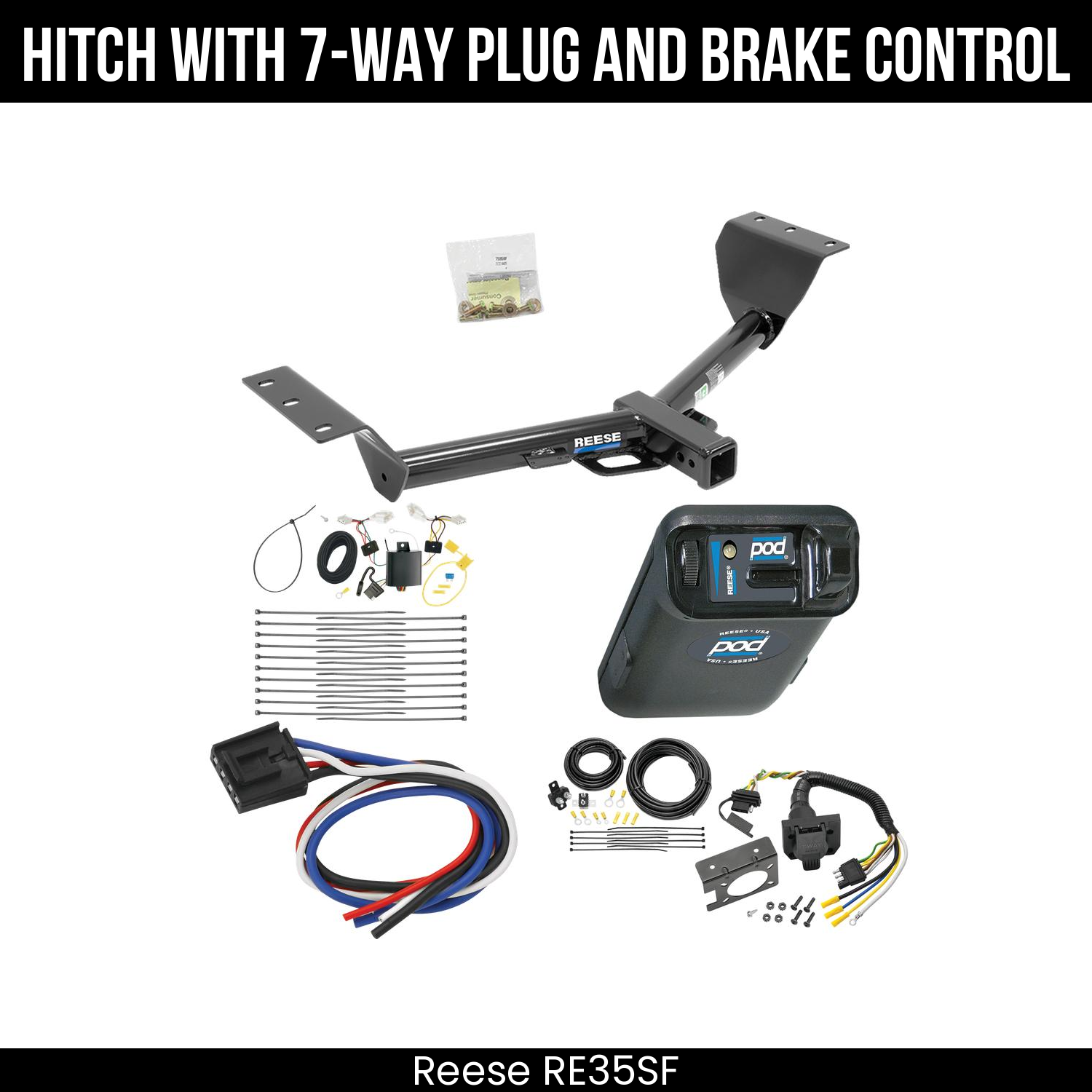 Trailer Hitch , 7-Way , Reese POD Brake Control