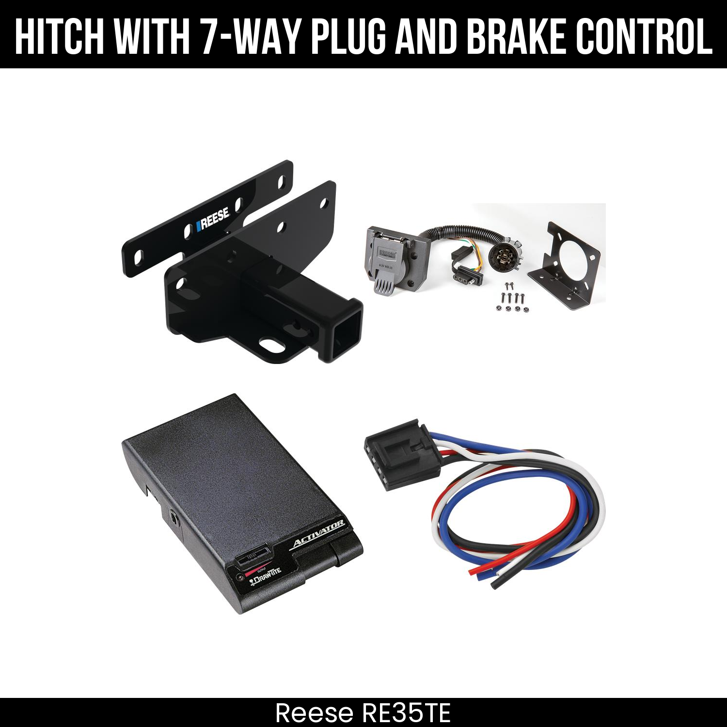 Trailer Hitch , 7-Way , Draw-Tite Activator Brake Control