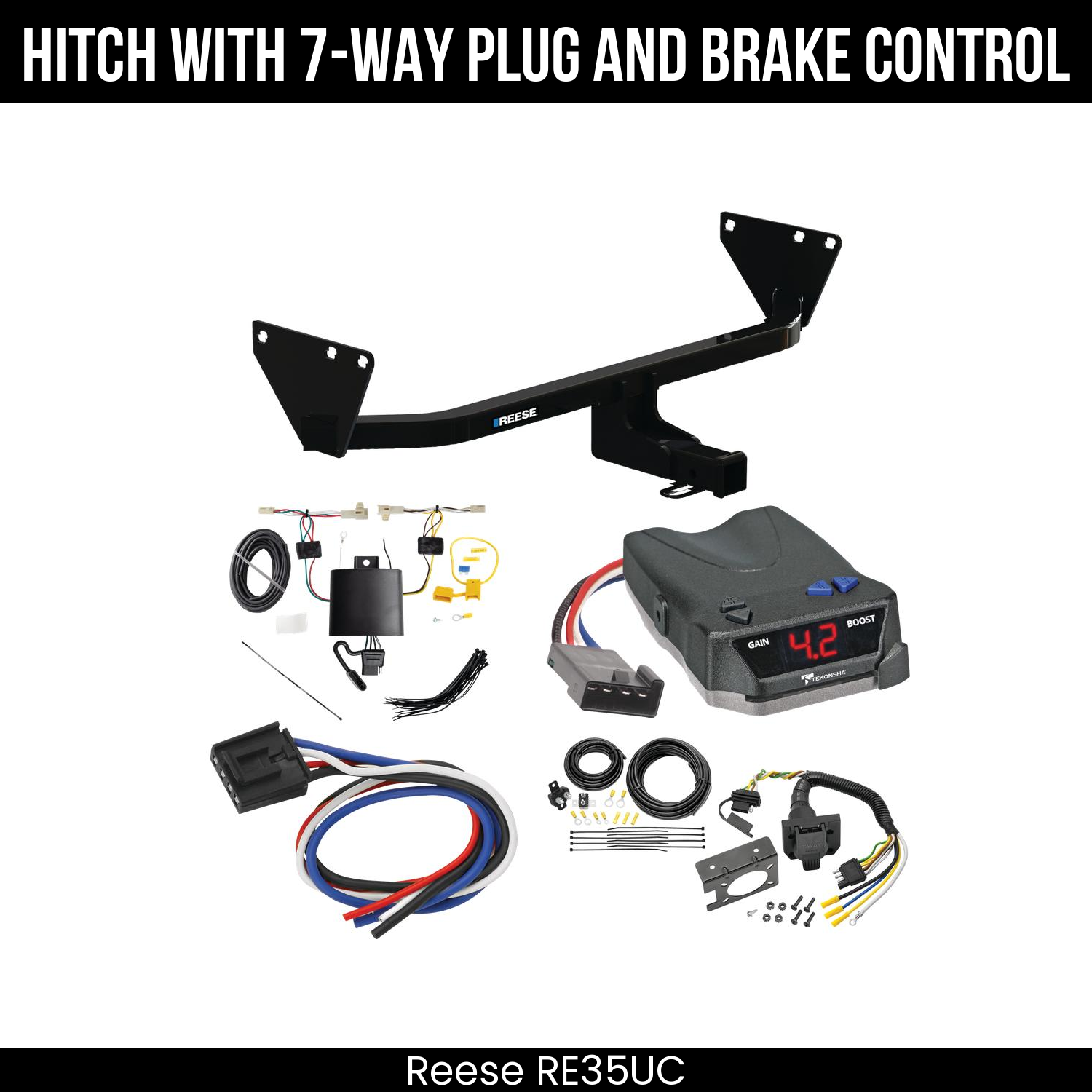 Trailer Hitch , 7-Way , Tekonsha Brake EVN Control