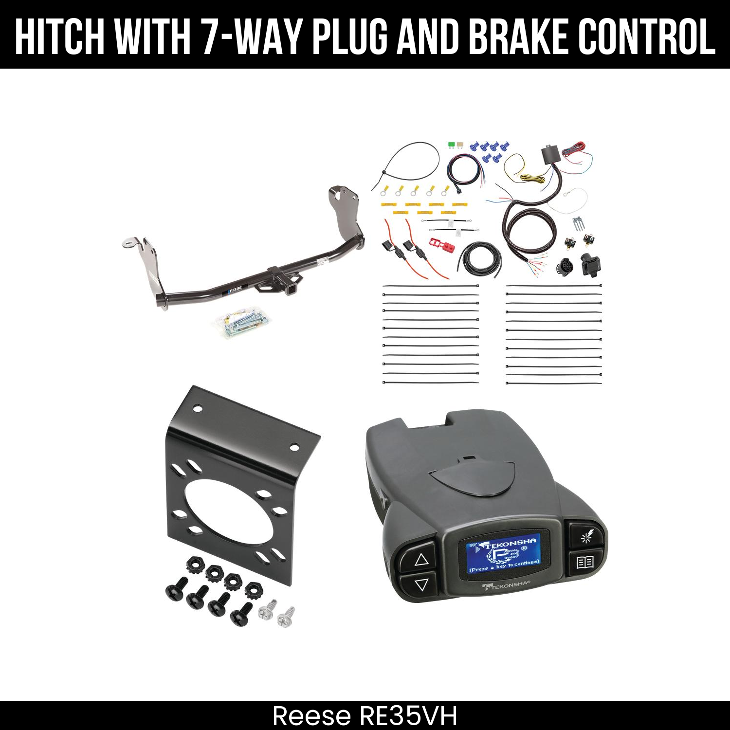 Trailer Hitch , 7-Way , Tekonsha Prodigy P3 Brake Control