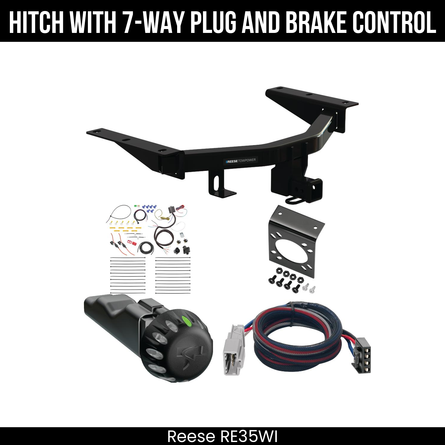 Trailer Hitch , 7-Way , Tekonsha Voyager iD Smart Brake Control