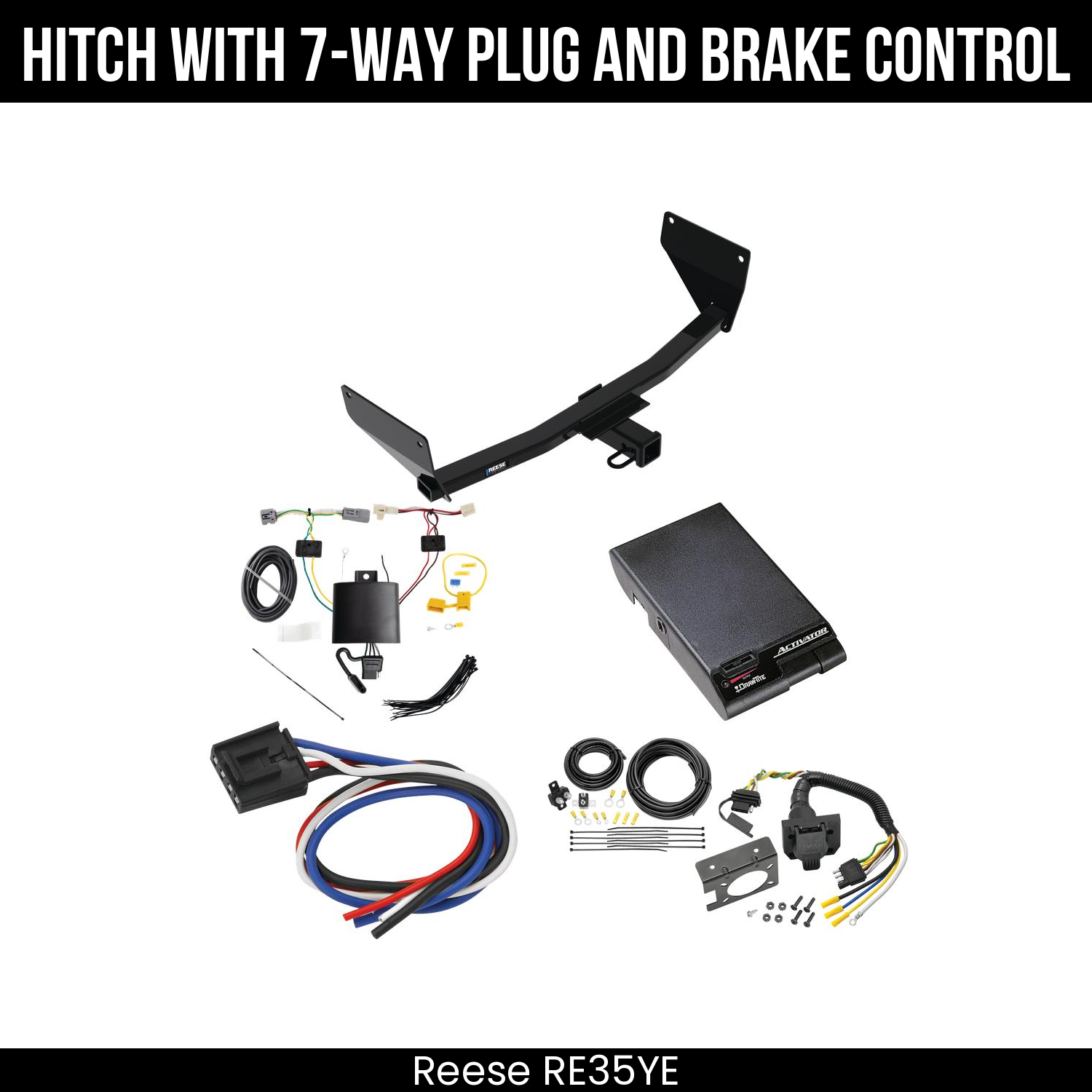 Trailer Hitch , 7-Way , Draw-Tite Activator Brake Control