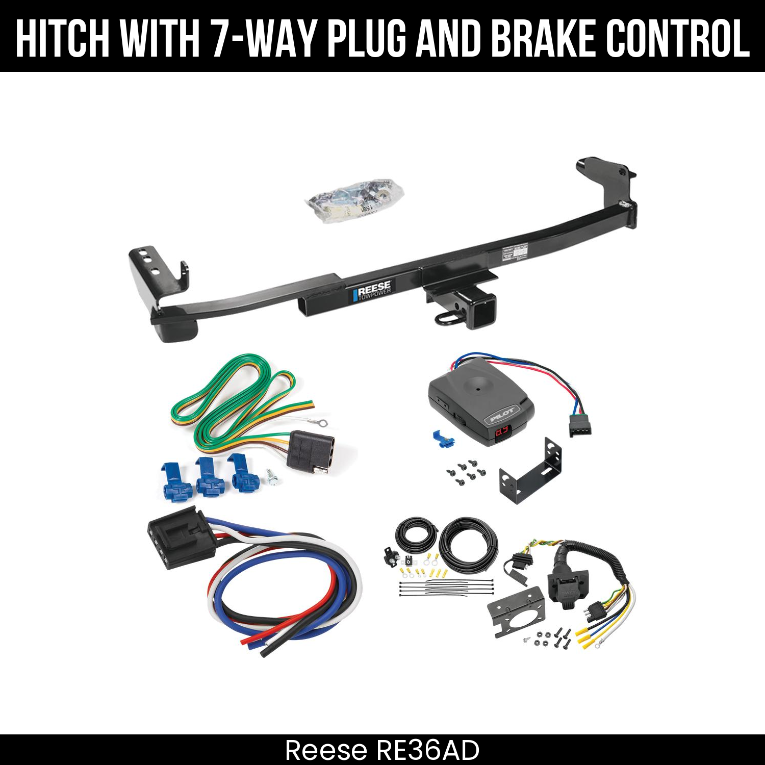 Trailer Hitch , 7-Way , Pro Series Pilot Brake Control