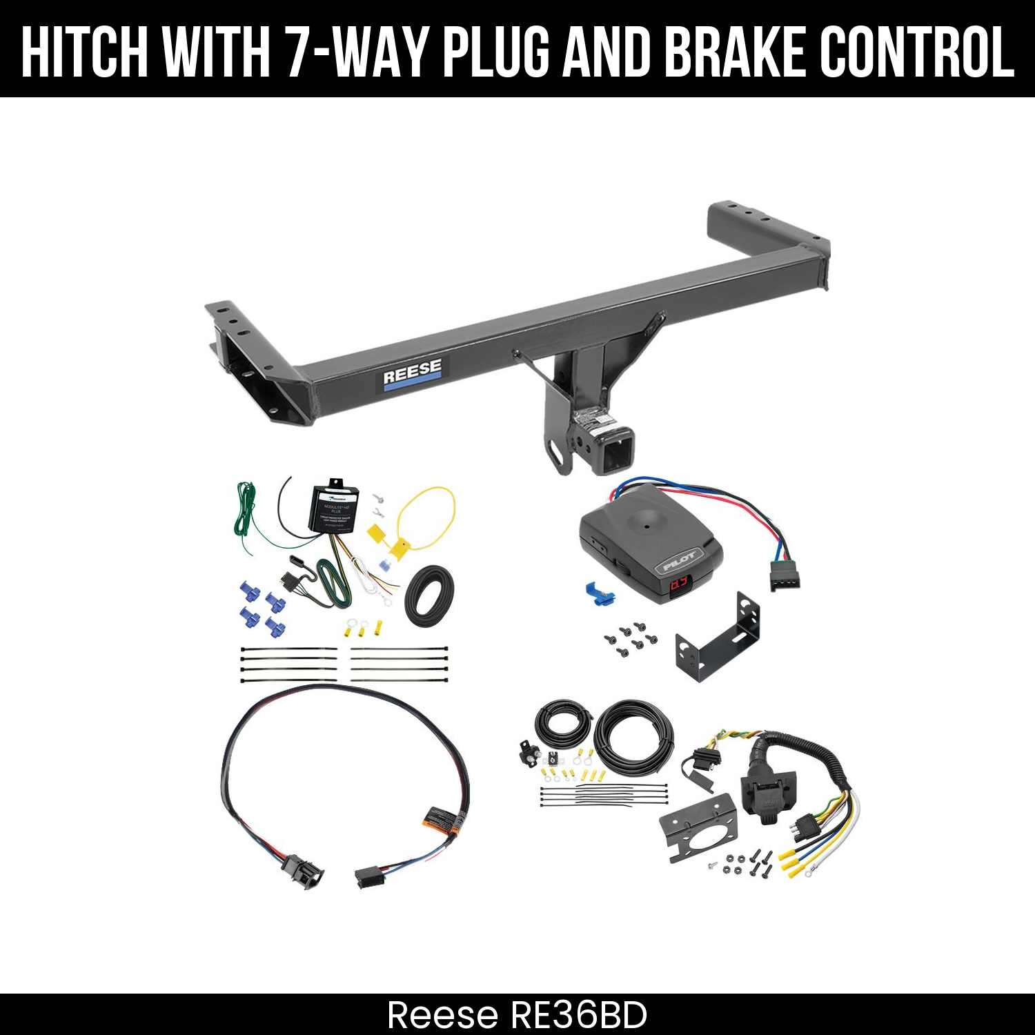 Trailer Hitch , 7-Way , Pro Series Pilot Brake Control