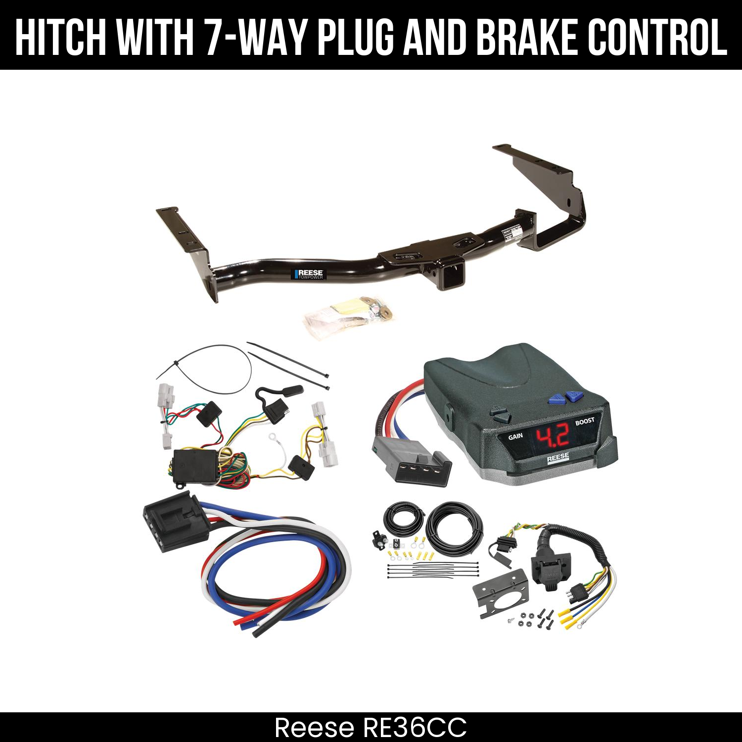 Trailer Hitch , 7-Way , Reese Brake EVN Control