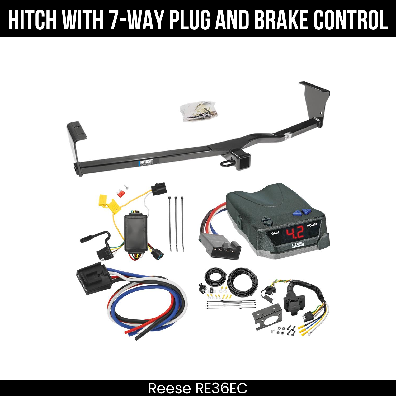 Trailer Hitch , 7-Way , Reese Brake EVN Control