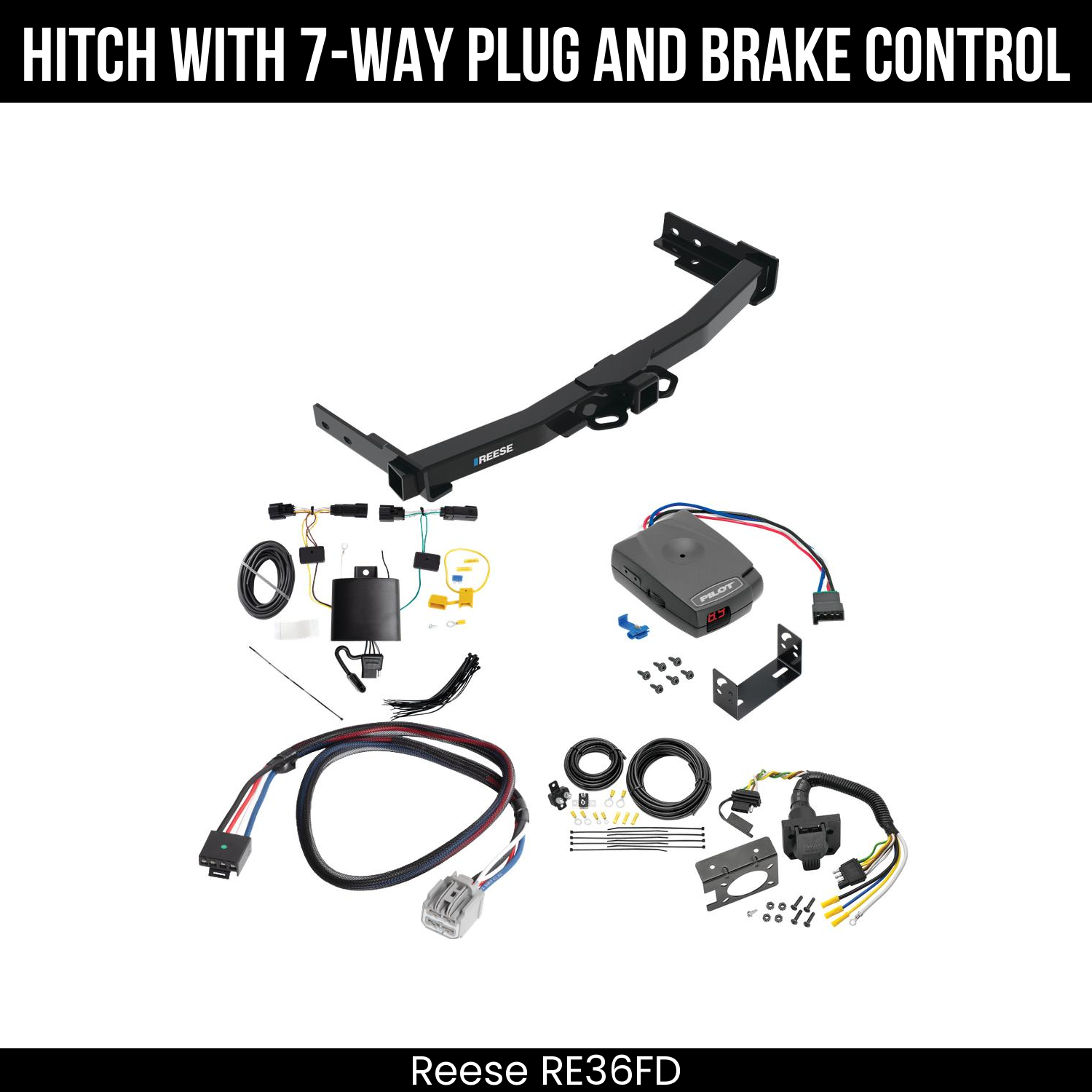 Trailer Hitch , 7-Way , Pro Series Pilot Brake Control