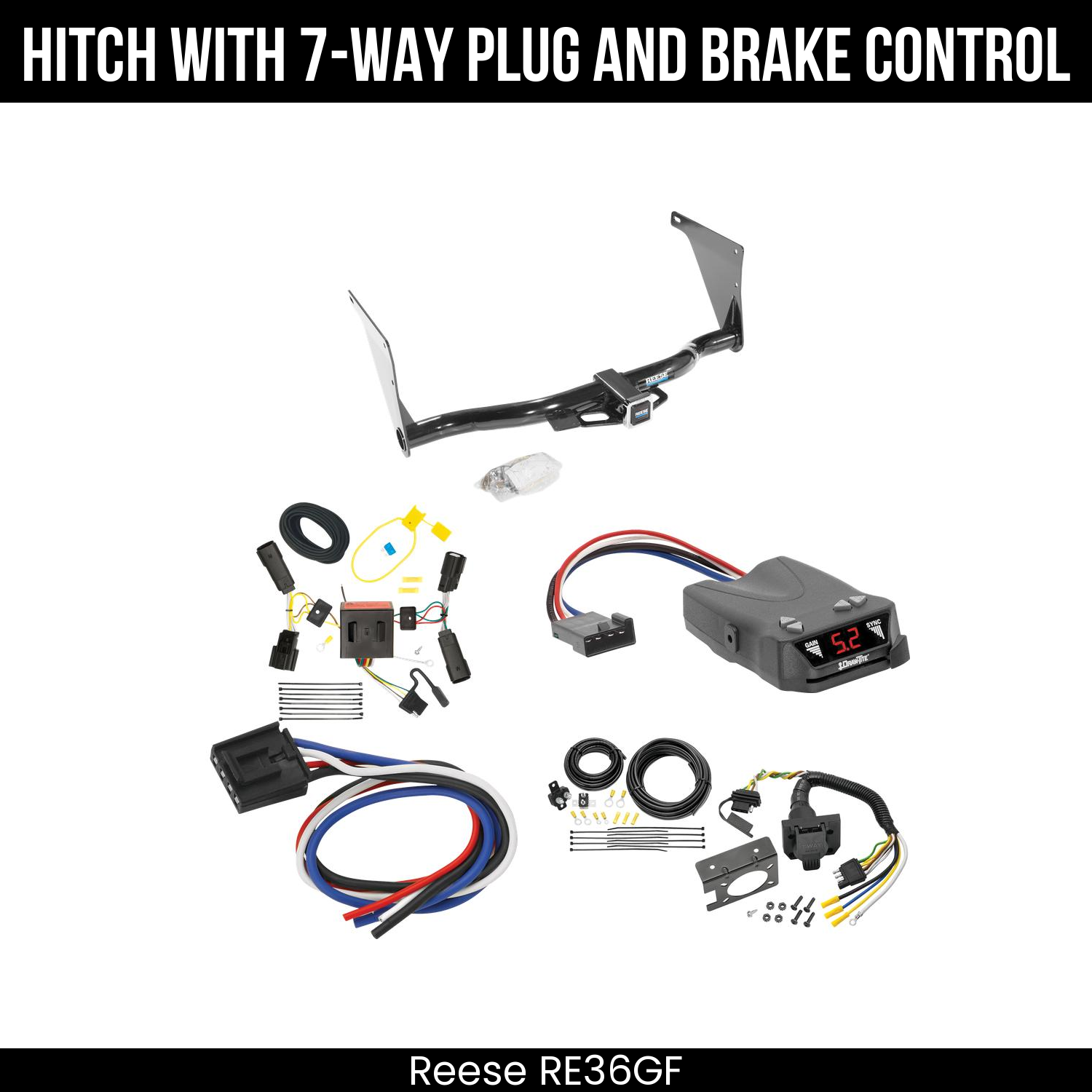 Trailer Hitch , 7-Way , Draw-Tite Activator IV Brake Control