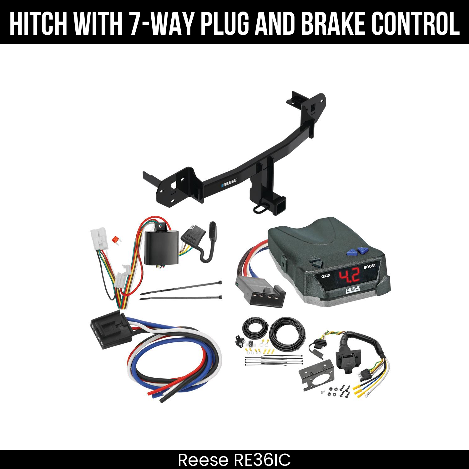 Trailer Hitch , 7-Way , Reese Brake EVN Control