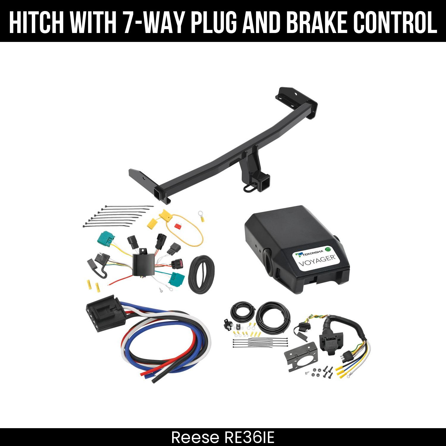 Trailer Hitch , 7-Way , Tekonsha Voyager Brake Control