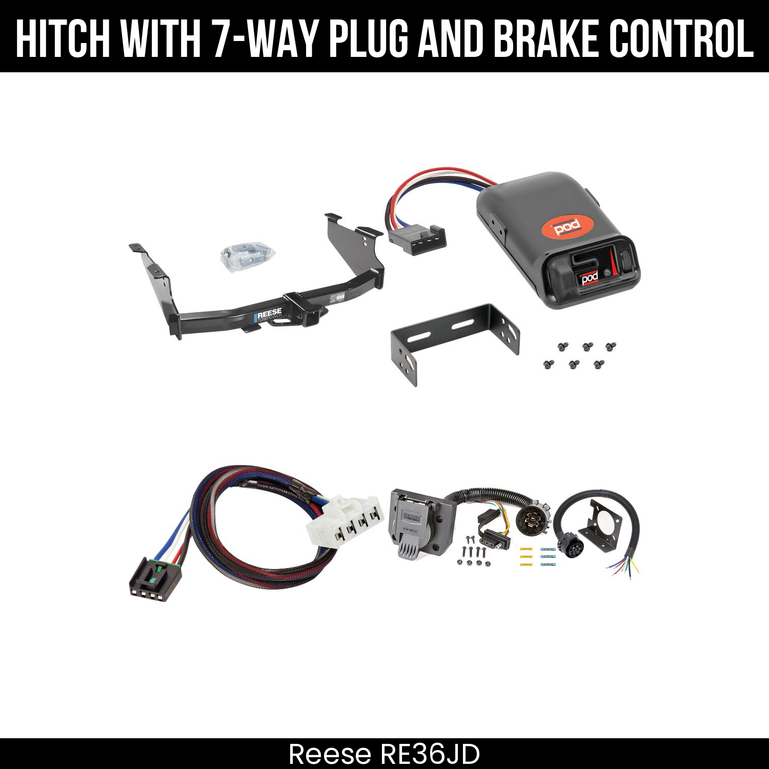 Trailer Hitch , 7-Way , Pro Series POD Brake Control