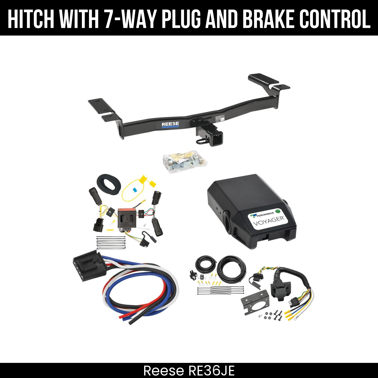 Trailer Hitch , 7-Way , Tekonsha Voyager Brake Control