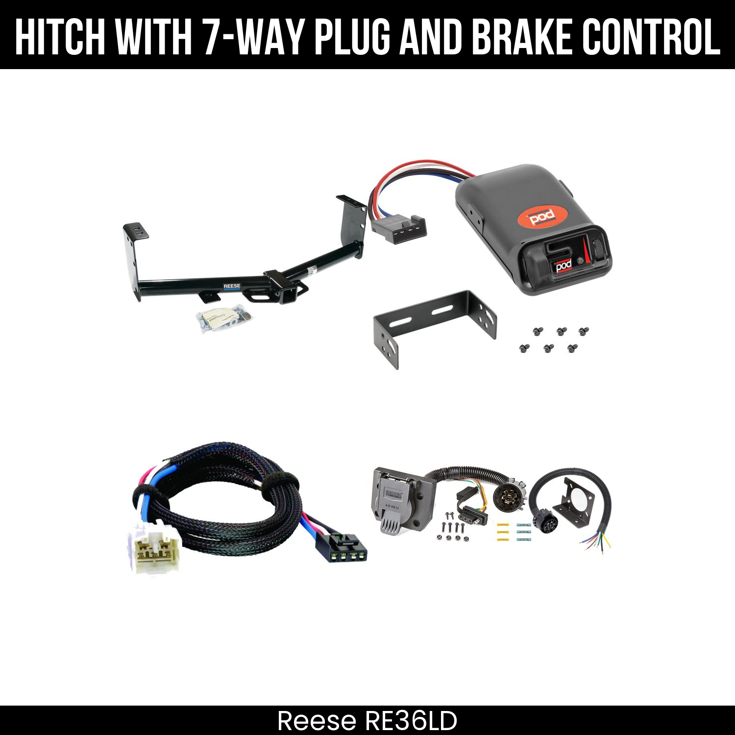Trailer Hitch , 7-Way , Pro Series POD Brake Control