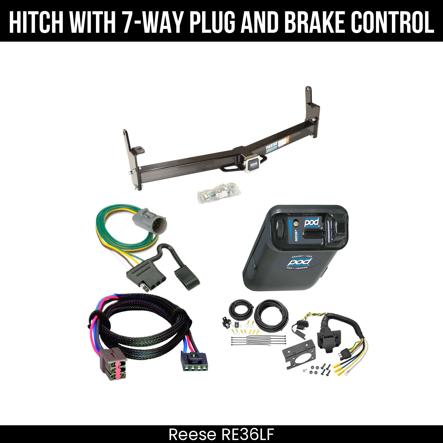 Trailer Hitch , 7-Way , Reese POD Brake Control