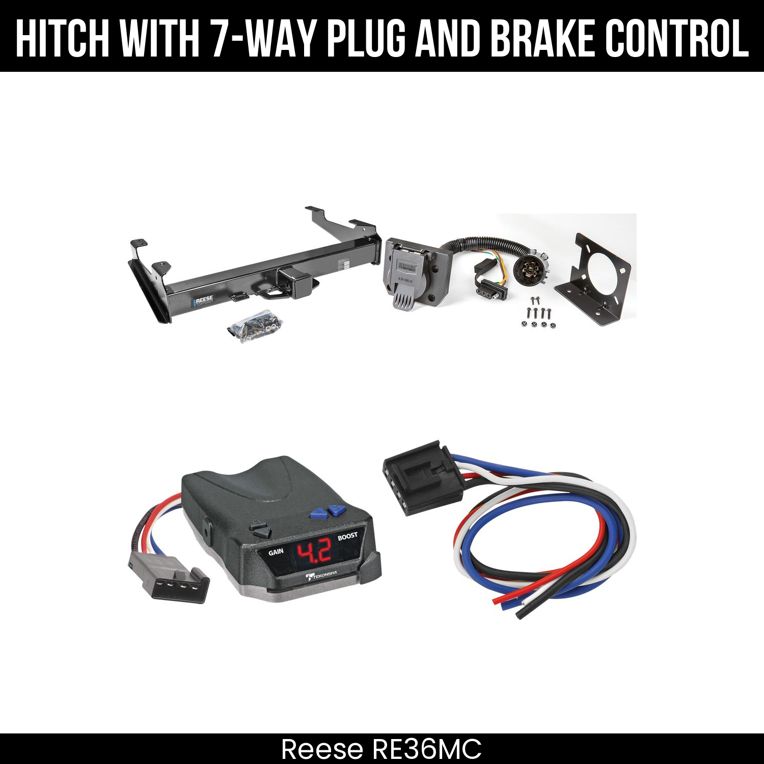 Trailer Hitch , 7-Way , Tekonsha Brake EVN Control