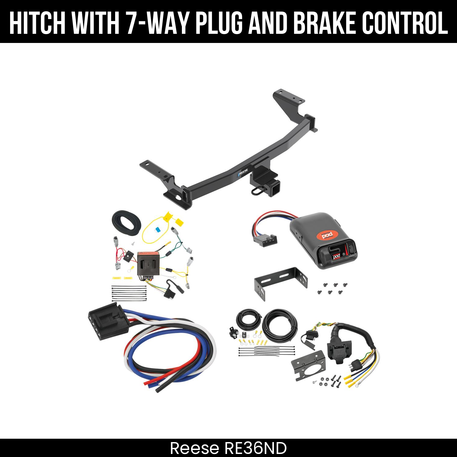 Trailer Hitch , 7-Way , Pro Series POD Brake Control