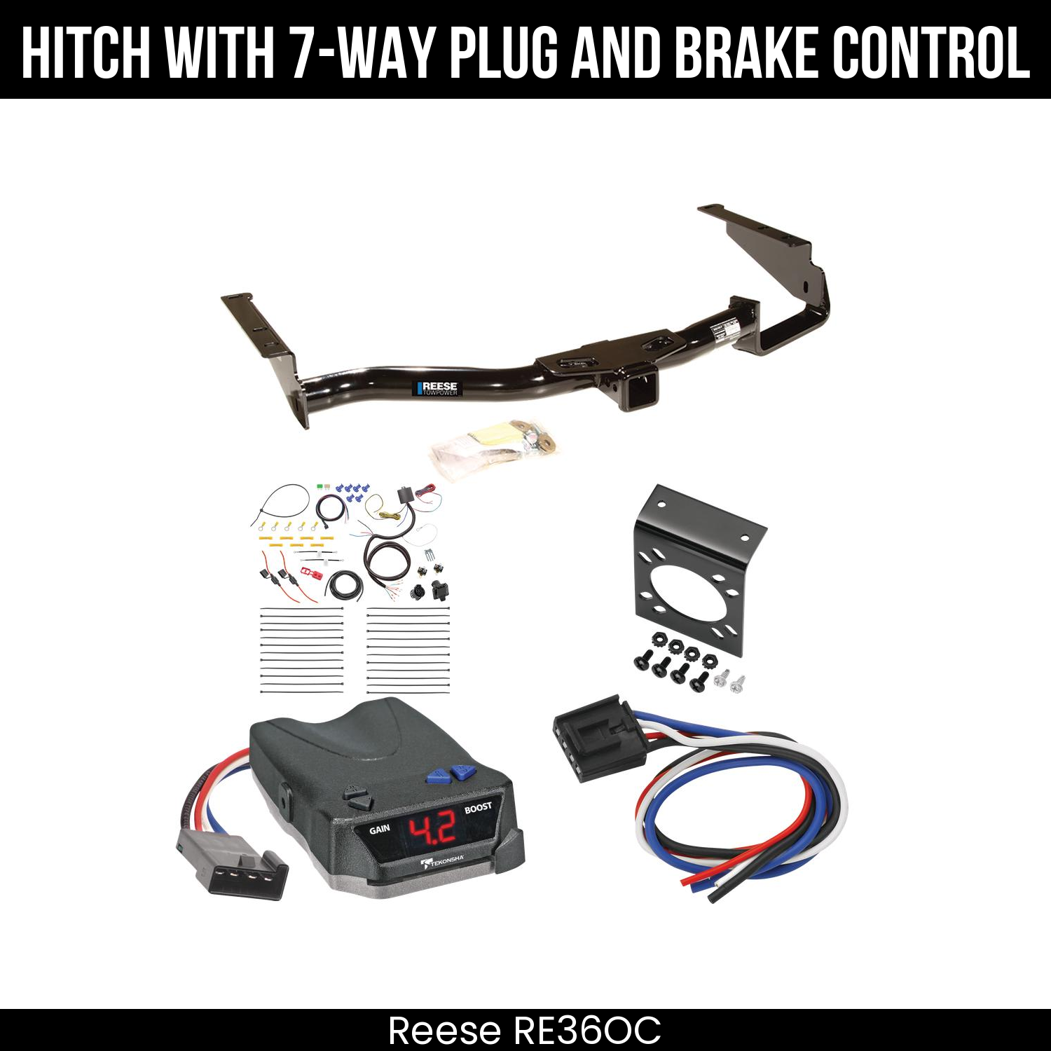 Trailer Hitch , 7-Way , Tekonsha Brake EVN Control