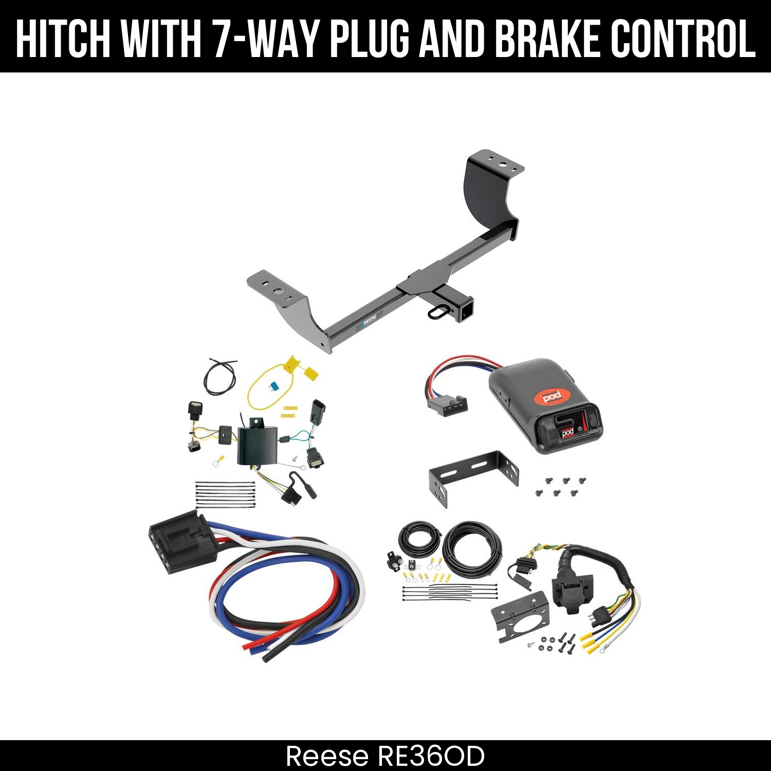 Trailer Hitch , 7-Way , Pro Series POD Brake Control