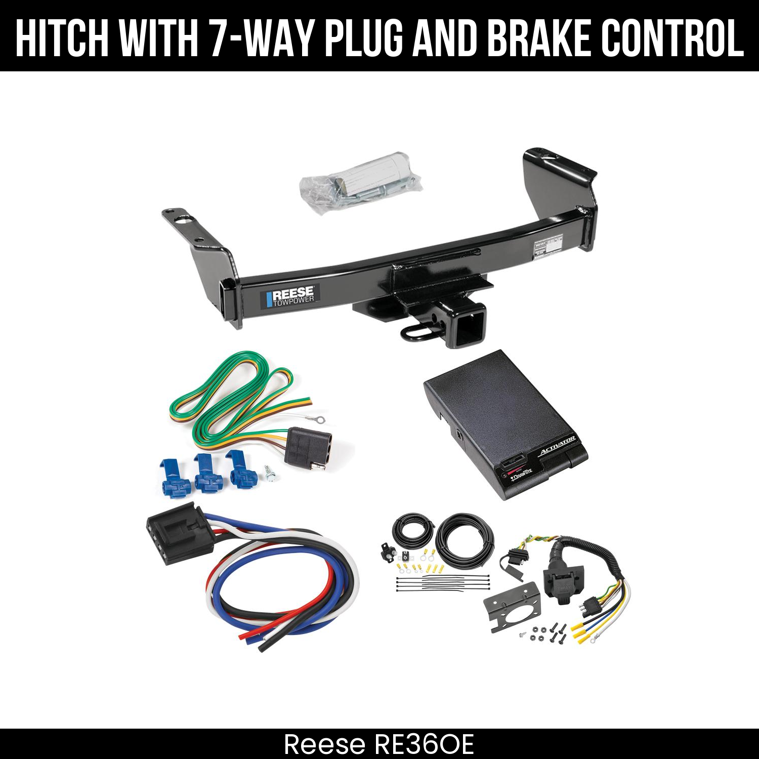 Trailer Hitch , 7-Way , Draw-Tite Activator Brake Control