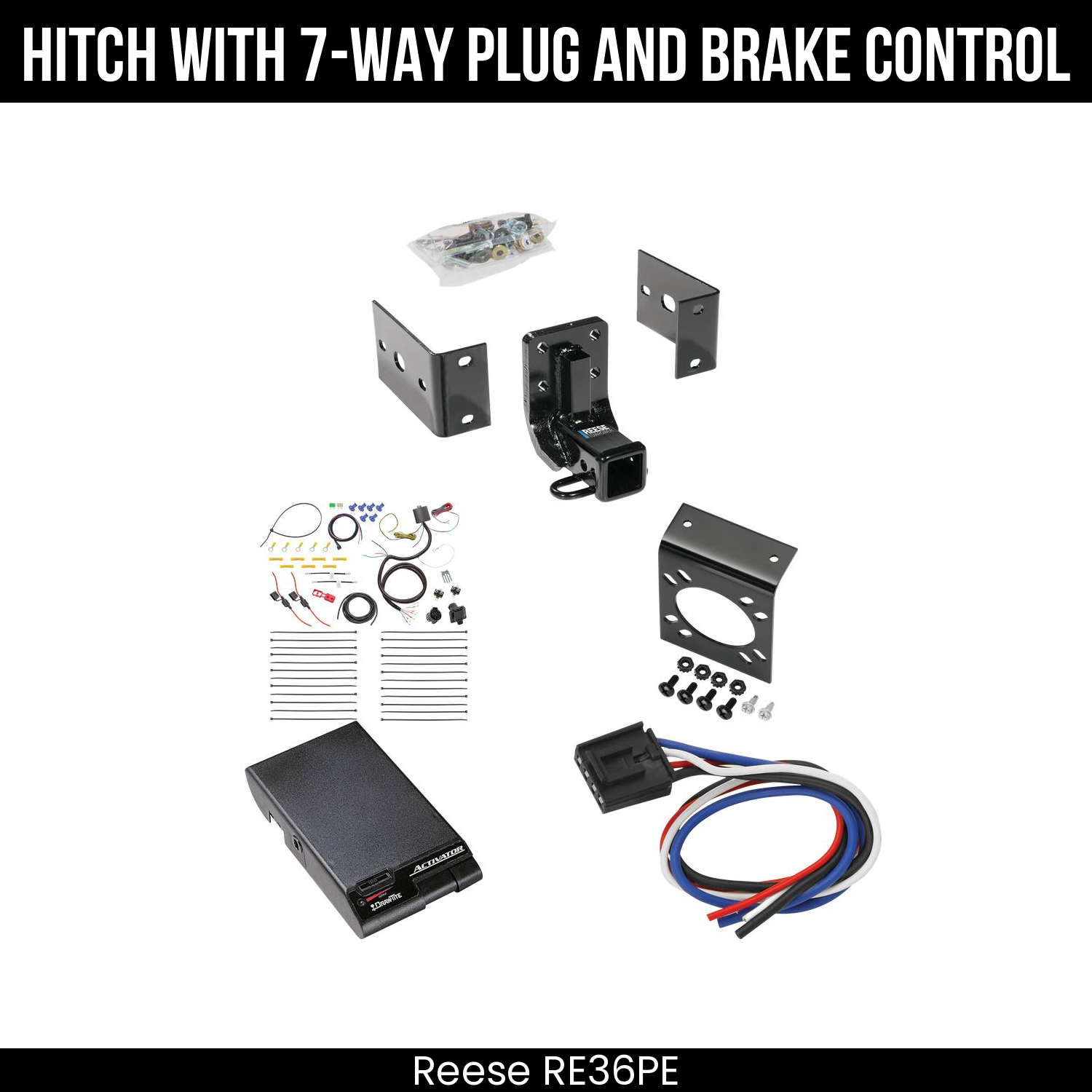Trailer Hitch , 7-Way , Draw-Tite Activator Brake Control