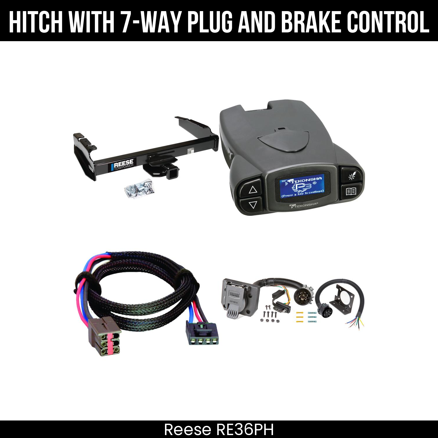 Trailer Hitch , 7-Way , Tekonsha Prodigy P3 Brake Control