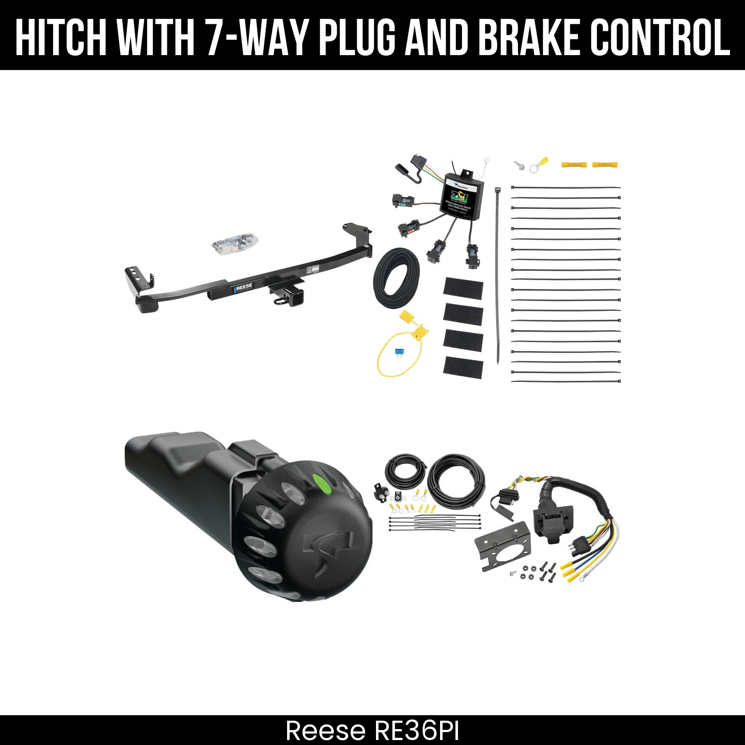 Trailer Hitch , 7-Way , Tekonsha Voyager iD Smart Brake Control