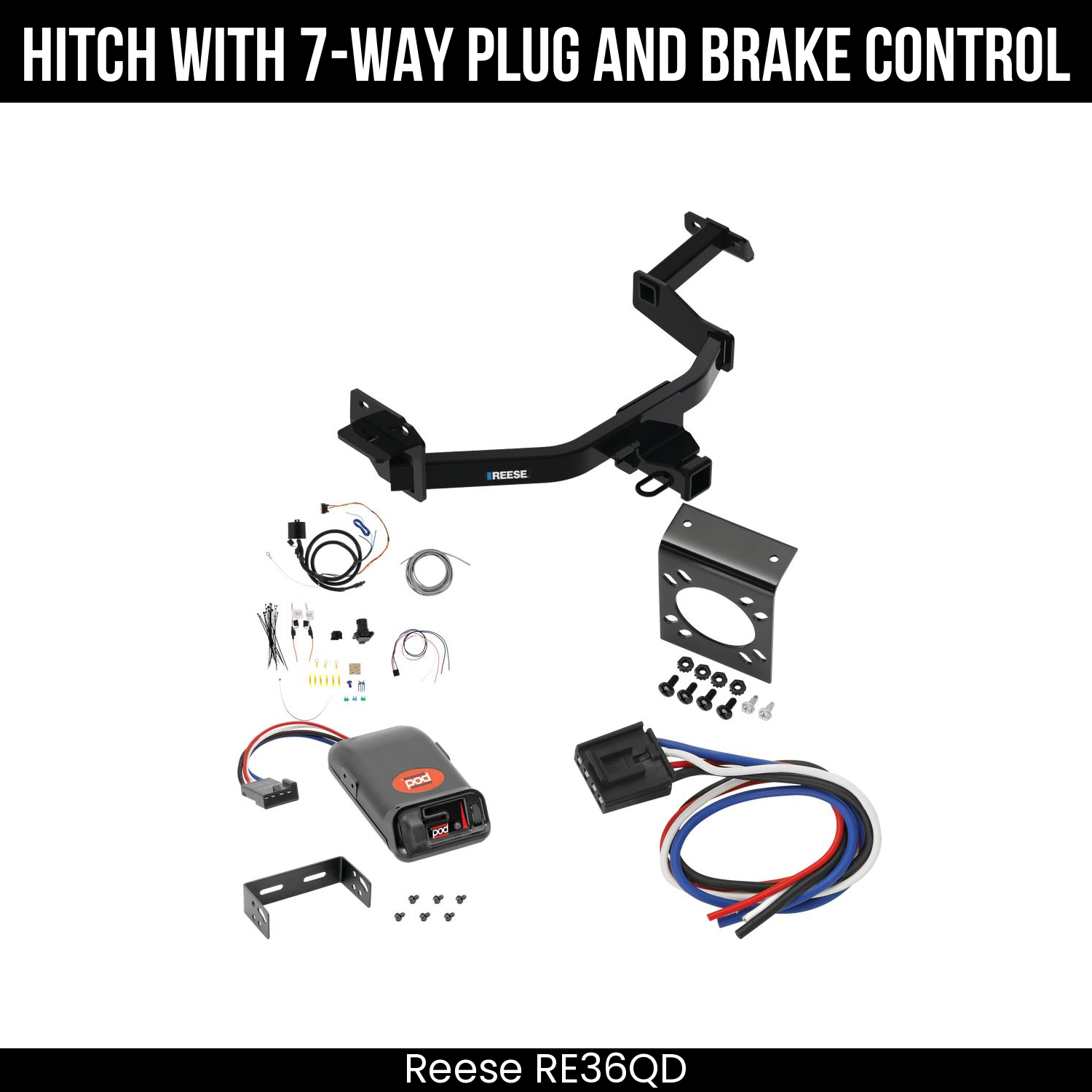 Trailer Hitch , 7-Way , Pro Series POD Brake Control