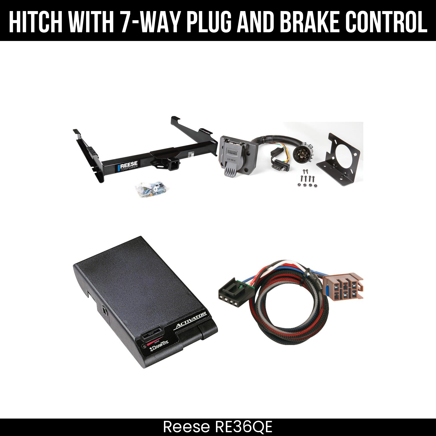 Trailer Hitch , 7-Way , Draw-Tite Activator Brake Control