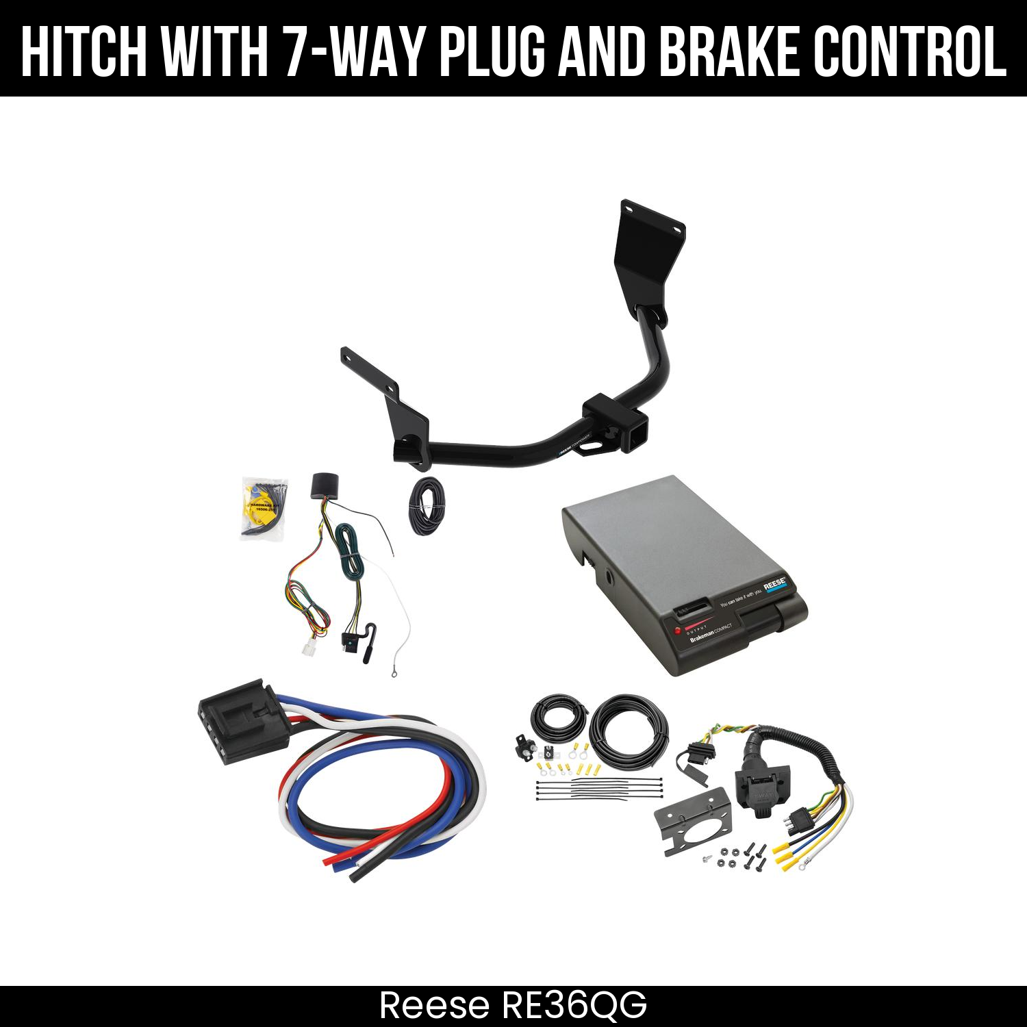 Trailer Hitch , 7-Way , Reese Brakeman Brake Control