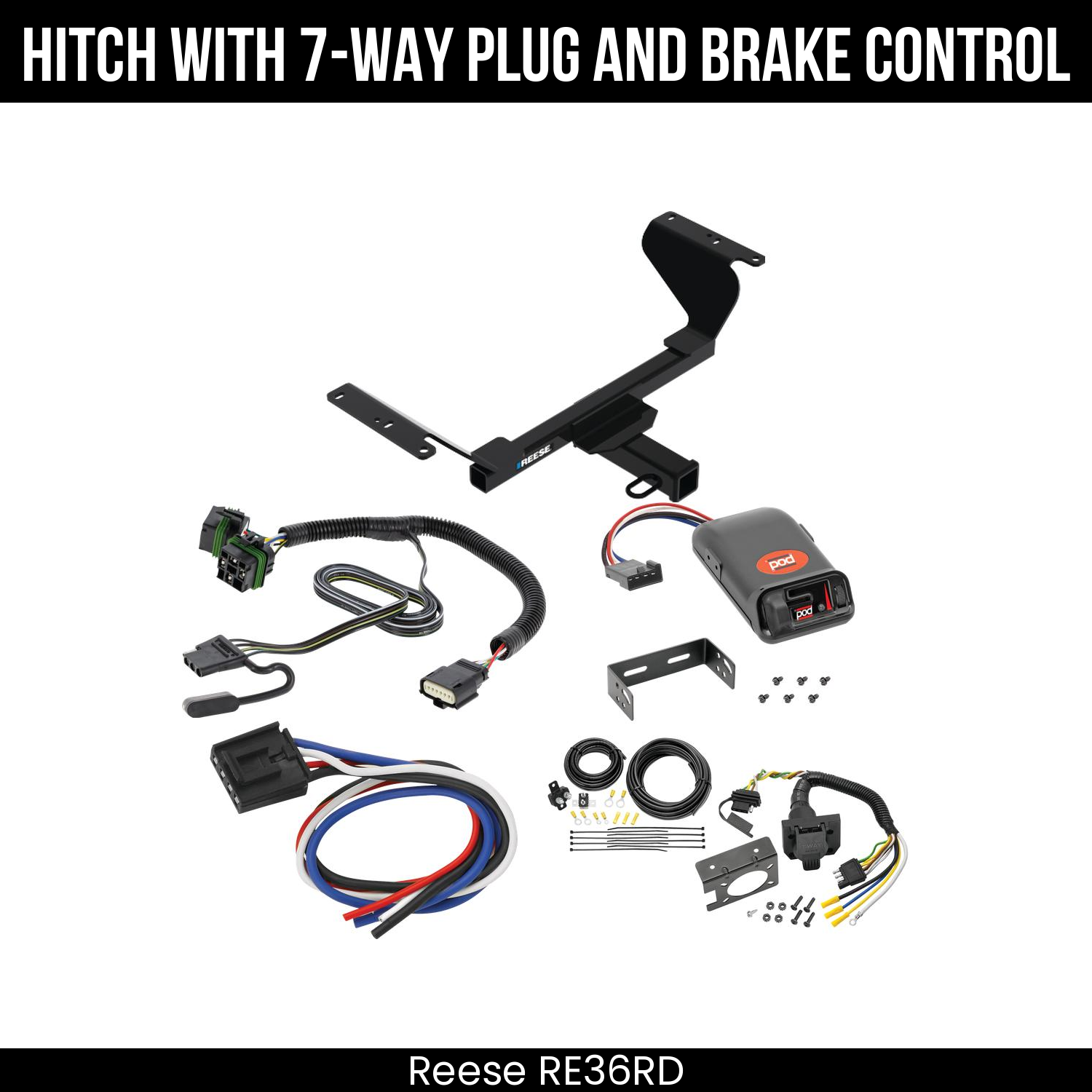 Trailer Hitch , 7-Way , Pro Series POD Brake Control