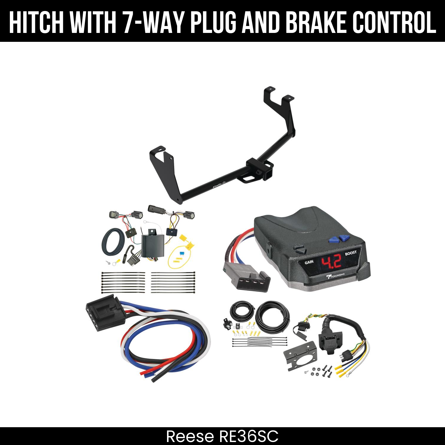 Trailer Hitch , 7-Way , Tekonsha Brake EVN Control
