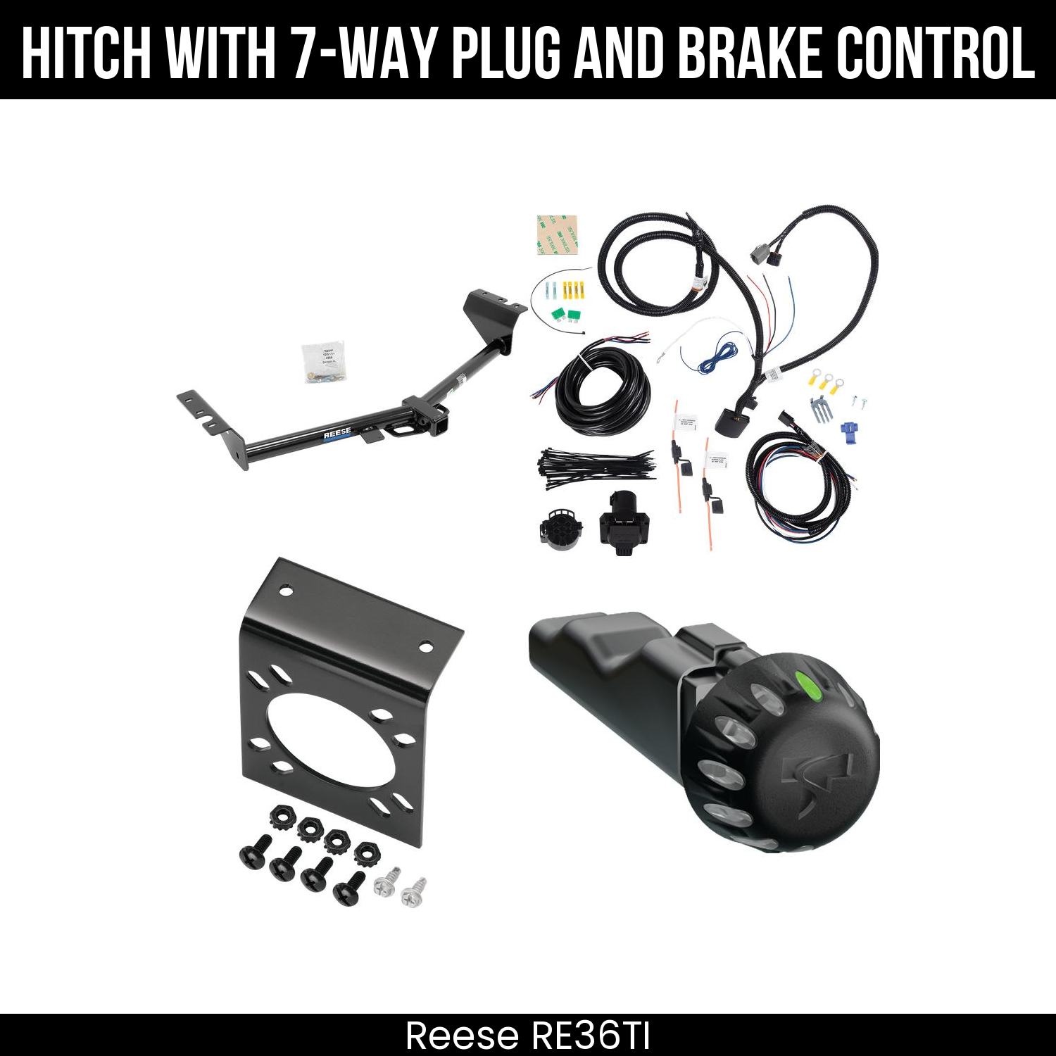 Trailer Hitch , 7-Way , Tekonsha Voyager iD Smart Brake Control