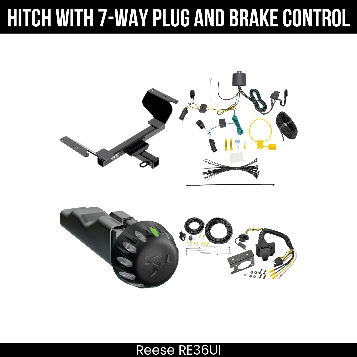 Trailer Hitch , 7-Way , Tekonsha Voyager iD Smart Brake Control