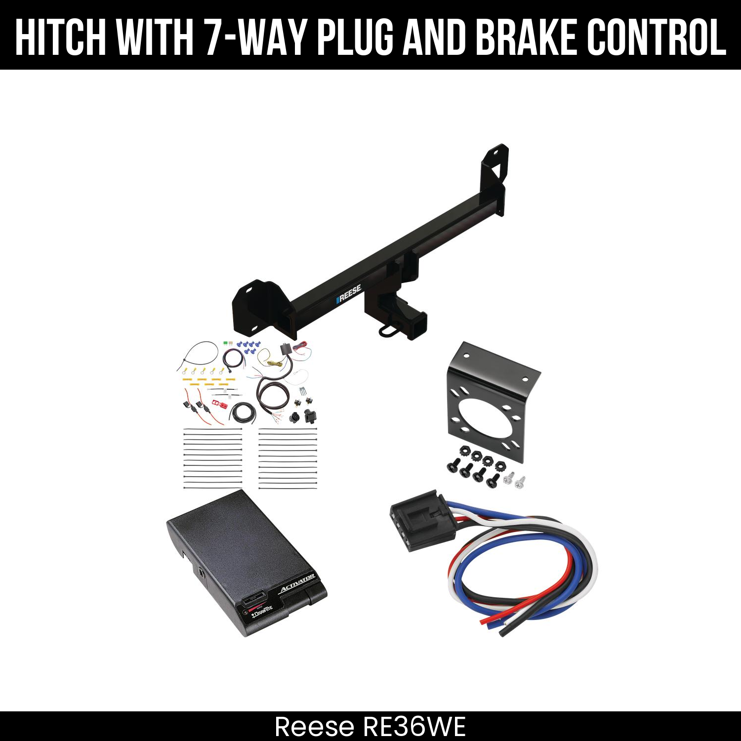 Trailer Hitch , 7-Way , Draw-Tite Activator Brake Control