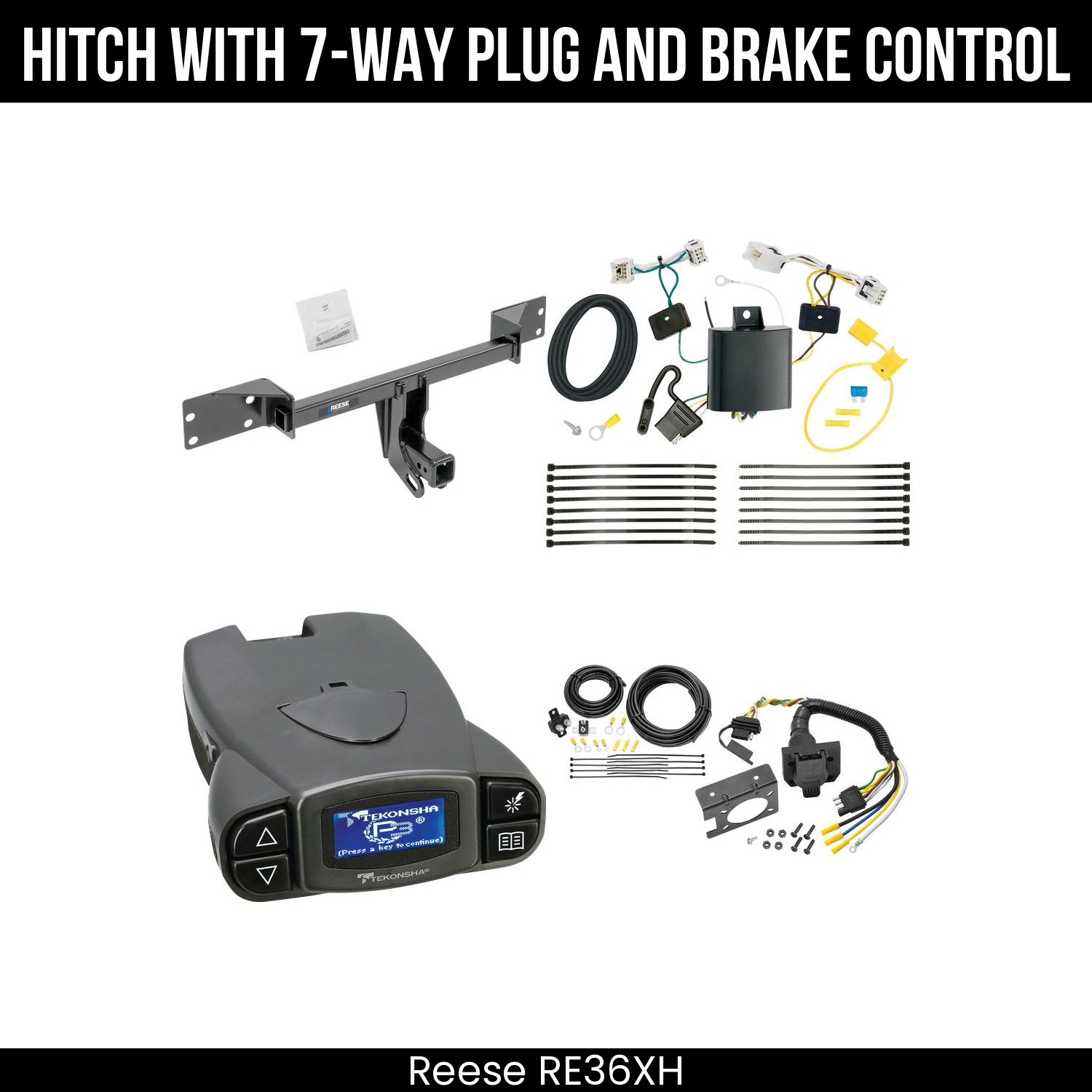 Trailer Hitch , 7-Way , Tekonsha Prodigy P3 Brake Control