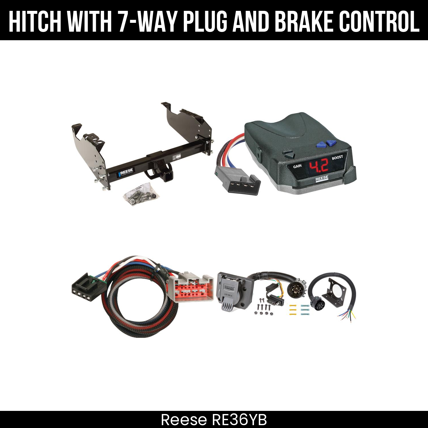 Trailer Hitch , 7-Way , Reese Brake EVN Control