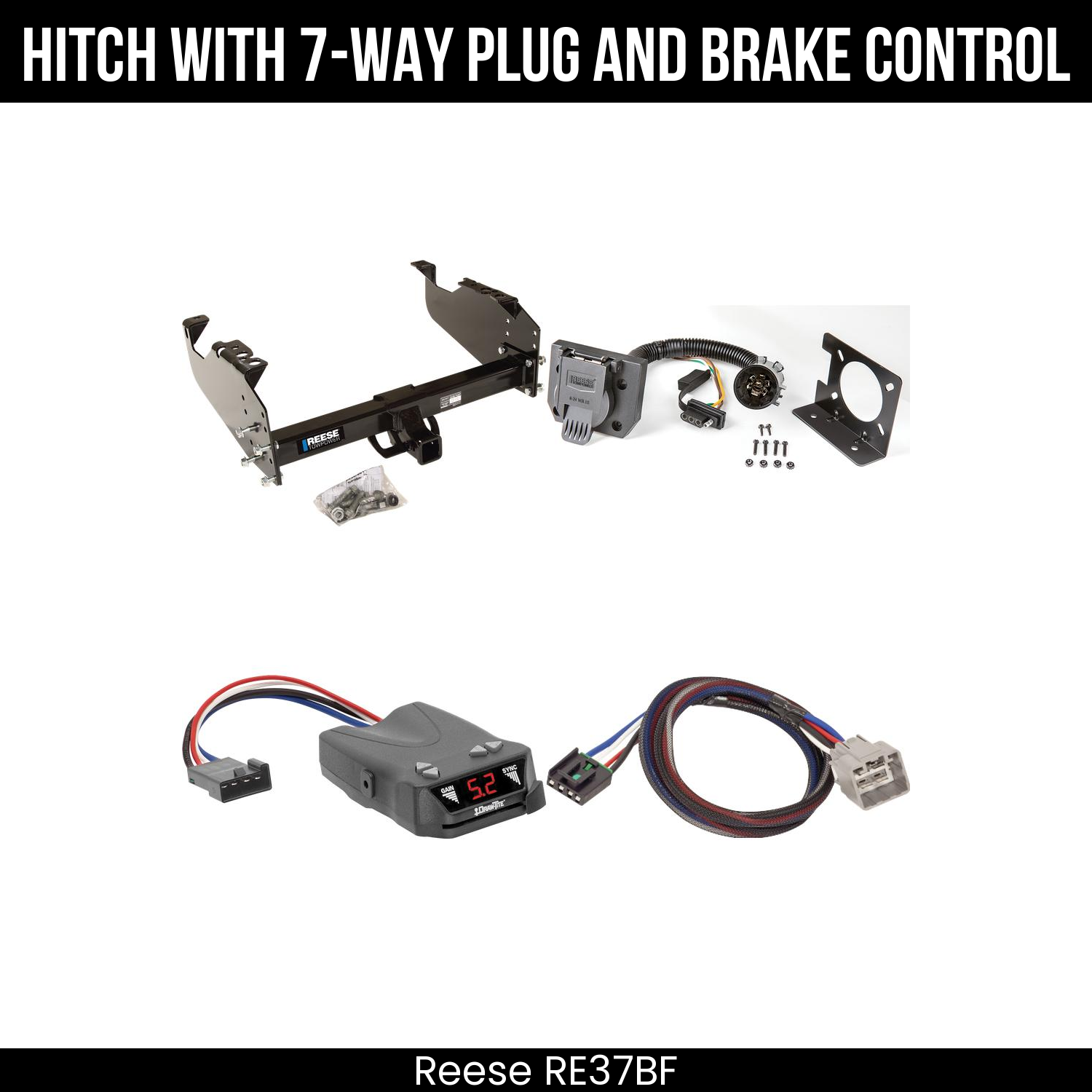 Trailer Hitch , 7-Way , Draw-Tite Activator IV Brake Control